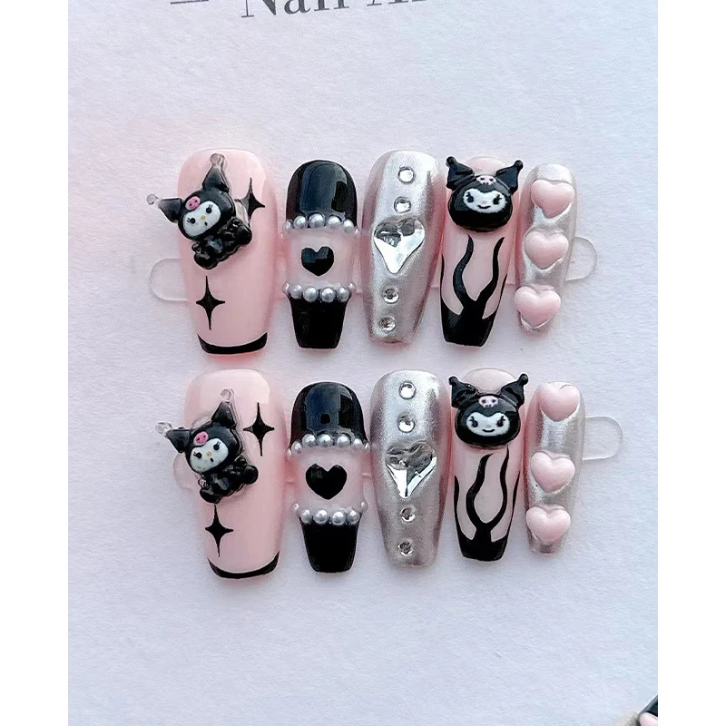 Sanrio Nail Hellokitty Kuromi Mymelody Cinnamoroll Nail Sticker Nail Sticker Cartoon Chain Removable Nail Holiday Gift
Sanrio Nail Hellokitty Kuromi Mymelody Cinnamoroll Nail Sticker Nail Sticker Cartoon Chain Removable Nail Holiday Gift
