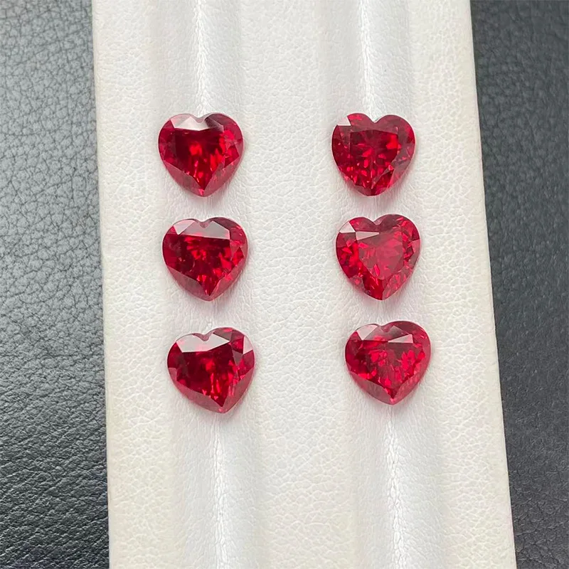 Box Pack Beautiful Ruby Stone 15x15mm Heart Cut Pass UV Test Ruby Gem for Jewelry Making/Setting/Collection Mohs Hardness Gem
Box Pack Beautiful Ruby Stone 15x15mm Heart Cut Pass UV Test Ruby Gem for Jewelry Making/Setting/Collection Mohs Hardness Gem