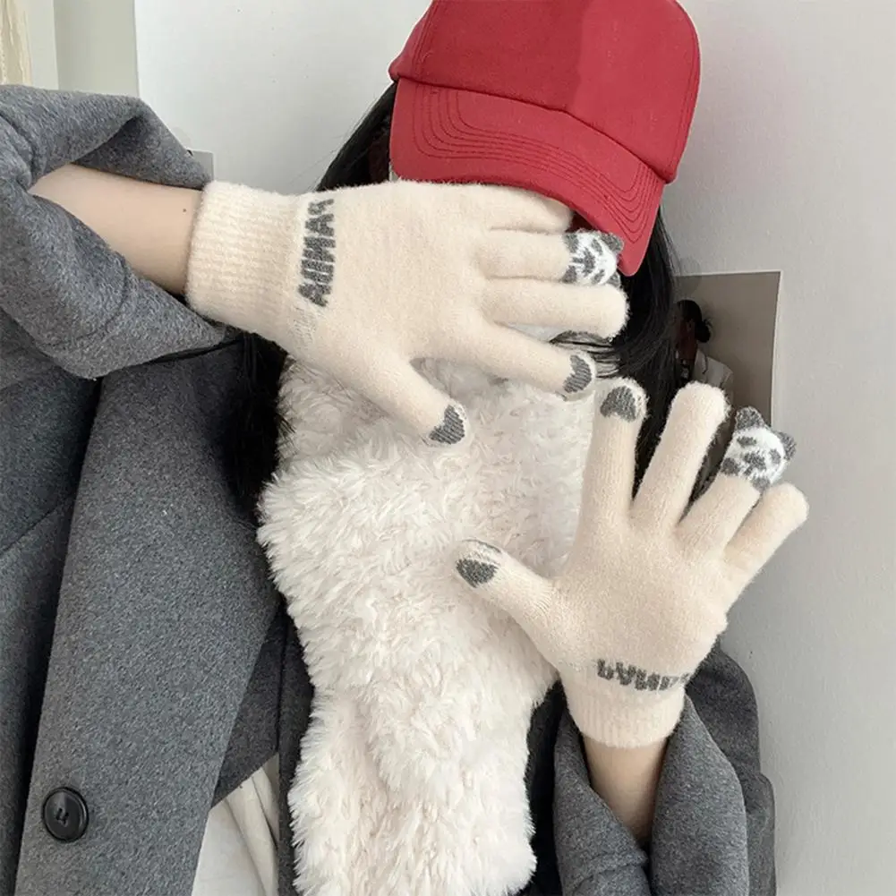 1 Pair Winter Cartoon Panda Cute Gloves Windproof Warm Touchscreen Soft Wear-resistant Anti-slip Cycling Outdoor Gloves
1 Pair Winter Cartoon Panda Cute Gloves Windproof Warm Touchscreen Soft Wear-resistant Anti-slip Cycling Outdoor Gloves