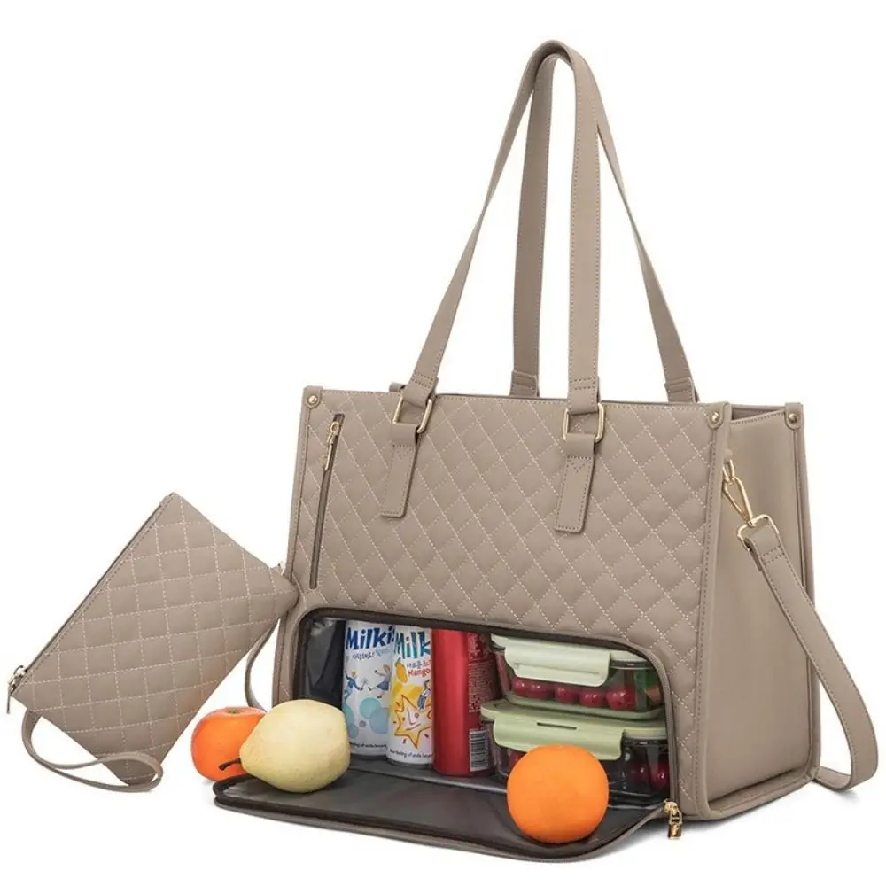 Lunch Tote Bag for Women 15.6 Inch Laptop Bag with Insulated Lunch Compartment Computer Handbag with Purse for Business Work
Lunch Tote Bag for Women 15.6 Inch Laptop Bag with Insulated Lunch Compartment Computer Handbag with Purse for Business Work