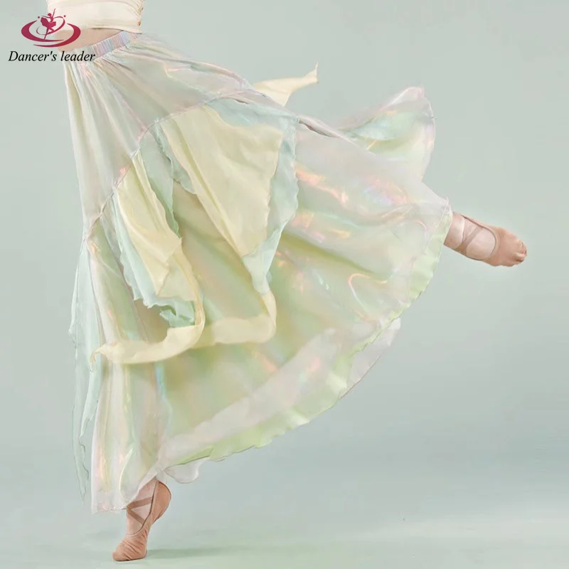 Classical Dance Dress Women Elegant Glittering Chiffon Big Skirt Modern Dance Skirt Repertoire Performance Dress
Classical Dance Dress Women Elegant Glittering Chiffon Big Skirt Modern Dance Skirt Repertoire Performance Dress