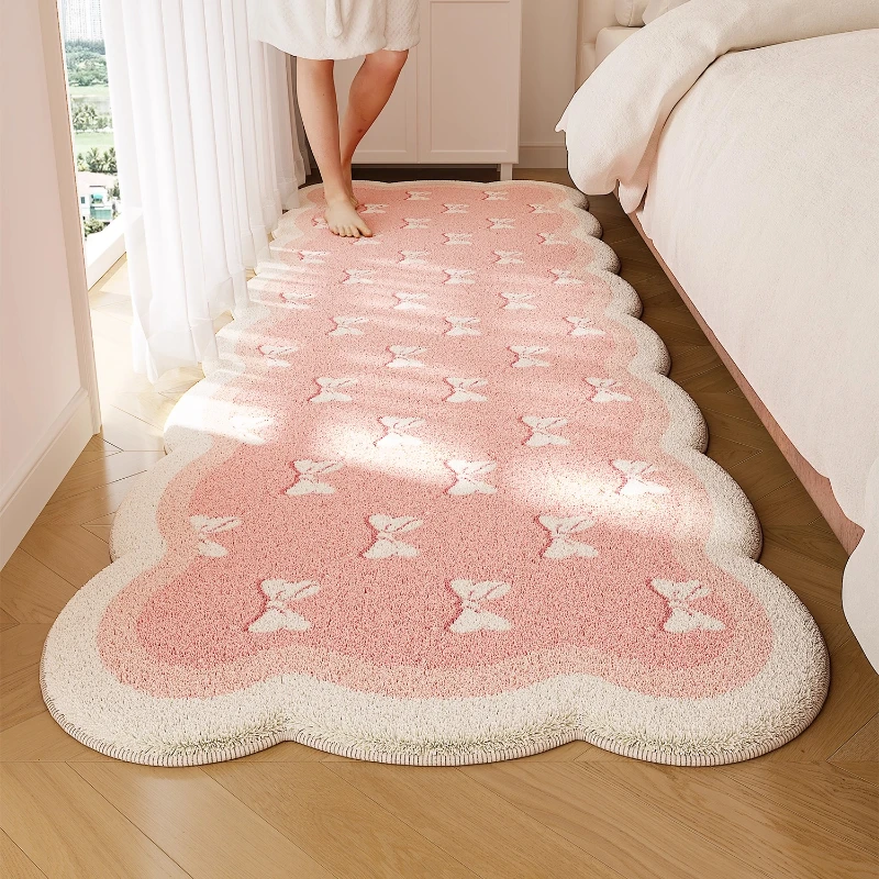 Girly Style Carpets for Living Room Pink Bedroom Decor Carpet Irregular Shape Bedside Plush Rug Home Fluffy Soft Thick Floor Mat
Girly Style Carpets for Living Room Pink Bedroom Decor Carpet Irregular Shape Bedside Plush Rug Home Fluffy Soft Thick Floor Mat