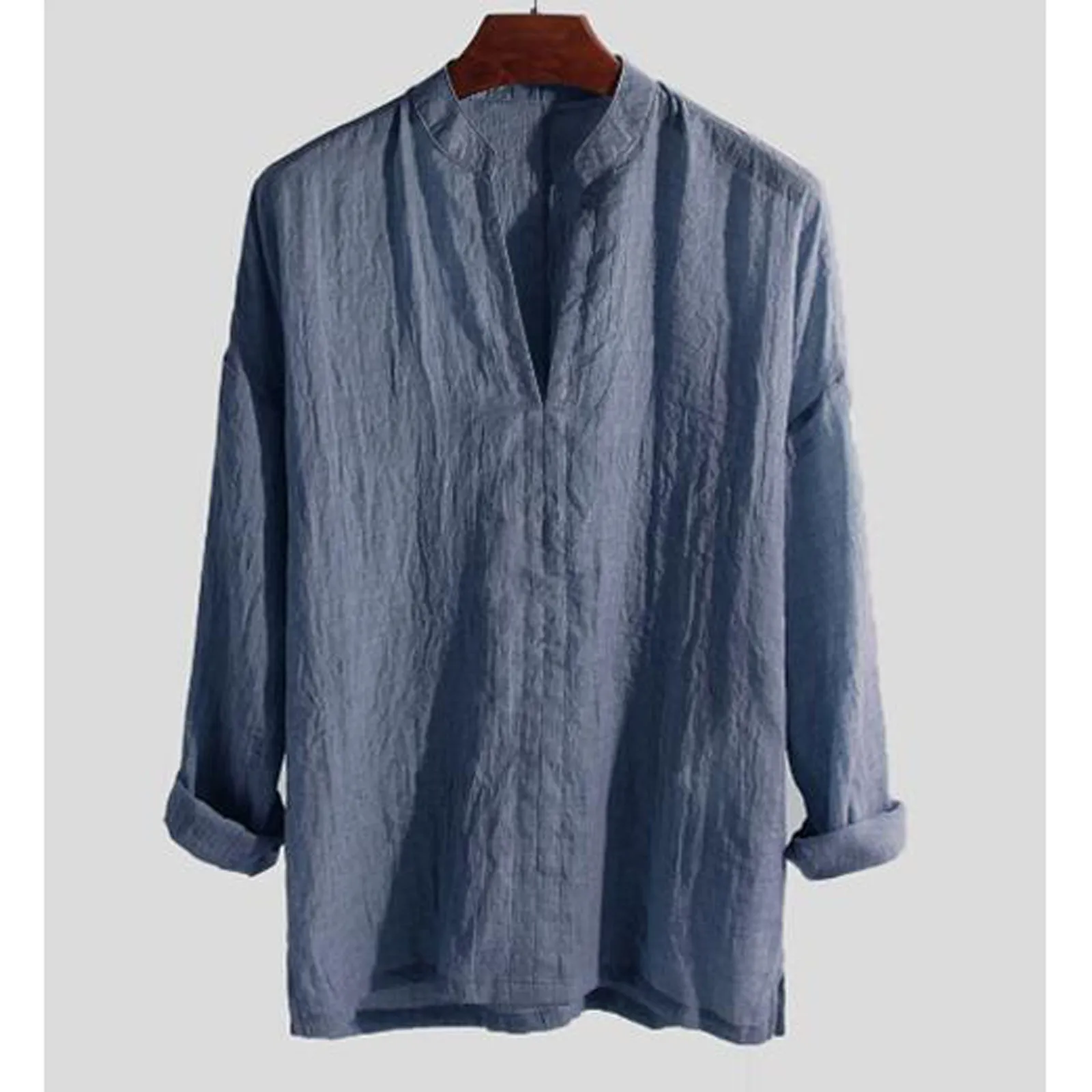 2022 Fashion Vintage Cotton Linen Shirt Men Casual Long Sleeve Oversize Tops Camisa V Neck Boho Style Mens Shirts Plus Size Tees
2022 Fashion Vintage Cotton Linen Shirt Men Casual Long Sleeve Oversize Tops Camisa V Neck Boho Style Mens Shirts Plus Size Tees