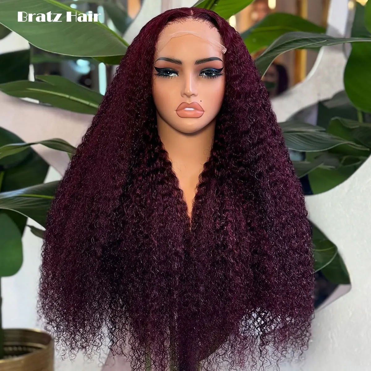 5by5 450 High Density Glueless Wig 99J Burgundy 100% Human Hair Pixie Curls 13x4 13x6 Lace Front Wig Ready to Wear Wig for Woman
5by5 450 High Density Glueless Wig 99J Burgundy 100% Human Hair Pixie Curls 13x4 13x6 Lace Front Wig Ready to Wear Wig for Woman