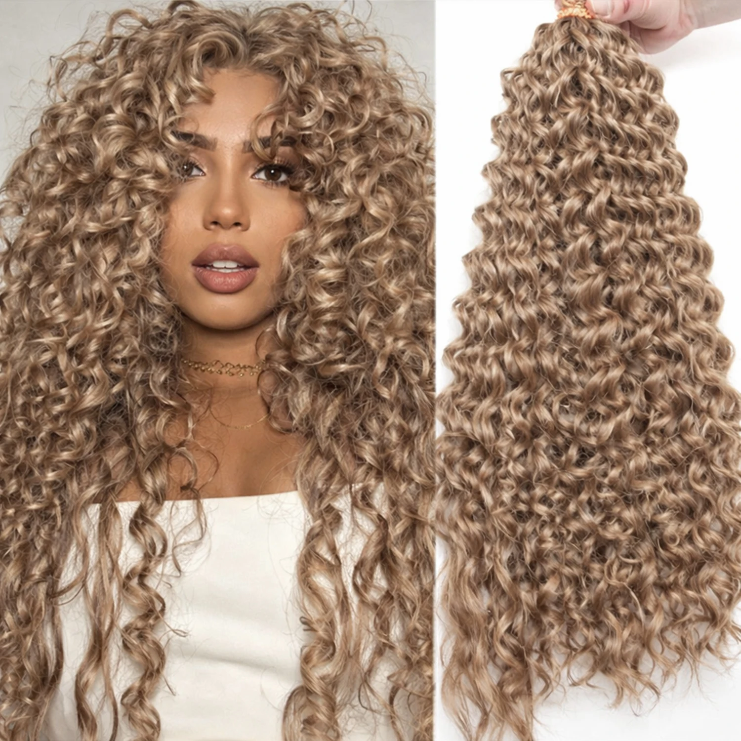 100% натуральные человеческие волосы # 27 цветов афро-кучерявых волос цвета медового блонда, предварительно разделённых, без узлов, для плетения крючком, для женщин, в стиле бохо.
100% натуральные человеческие волосы # 27 цветов афро-кучерявых волос цвета медового блонда, предварительно разделённых, без узлов, для плетения крючком, для женщин, в стиле бохо.