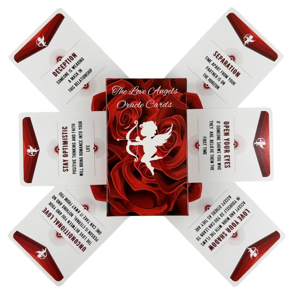 The Love Angels Oracle Cards Messages Fortune Telling Tarot Cards Fate Divination Tarot Deck Family Party Board Game
The Love Angels Oracle Cards Messages Fortune Telling Tarot Cards Fate Divination Tarot Deck Family Party Board Game