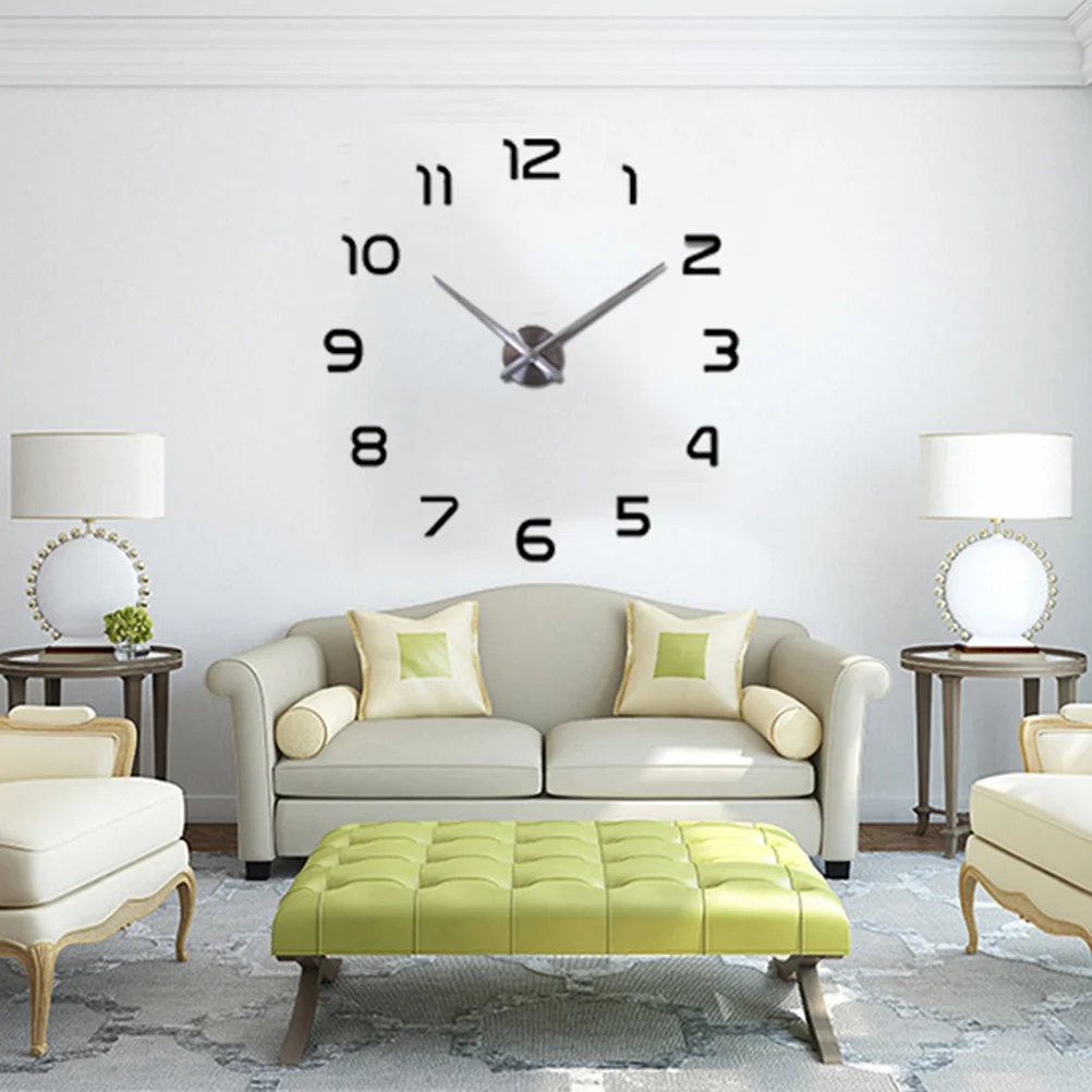 Extra Large DIY Wall Clock Contemporary Design 24 Inch Acrylic Mirror Clock Silent Non Ticking for Living Room Bedroom Home
Extra Large DIY Wall Clock Contemporary Design 24 Inch Acrylic Mirror Clock Silent Non Ticking for Living Room Bedroom Home