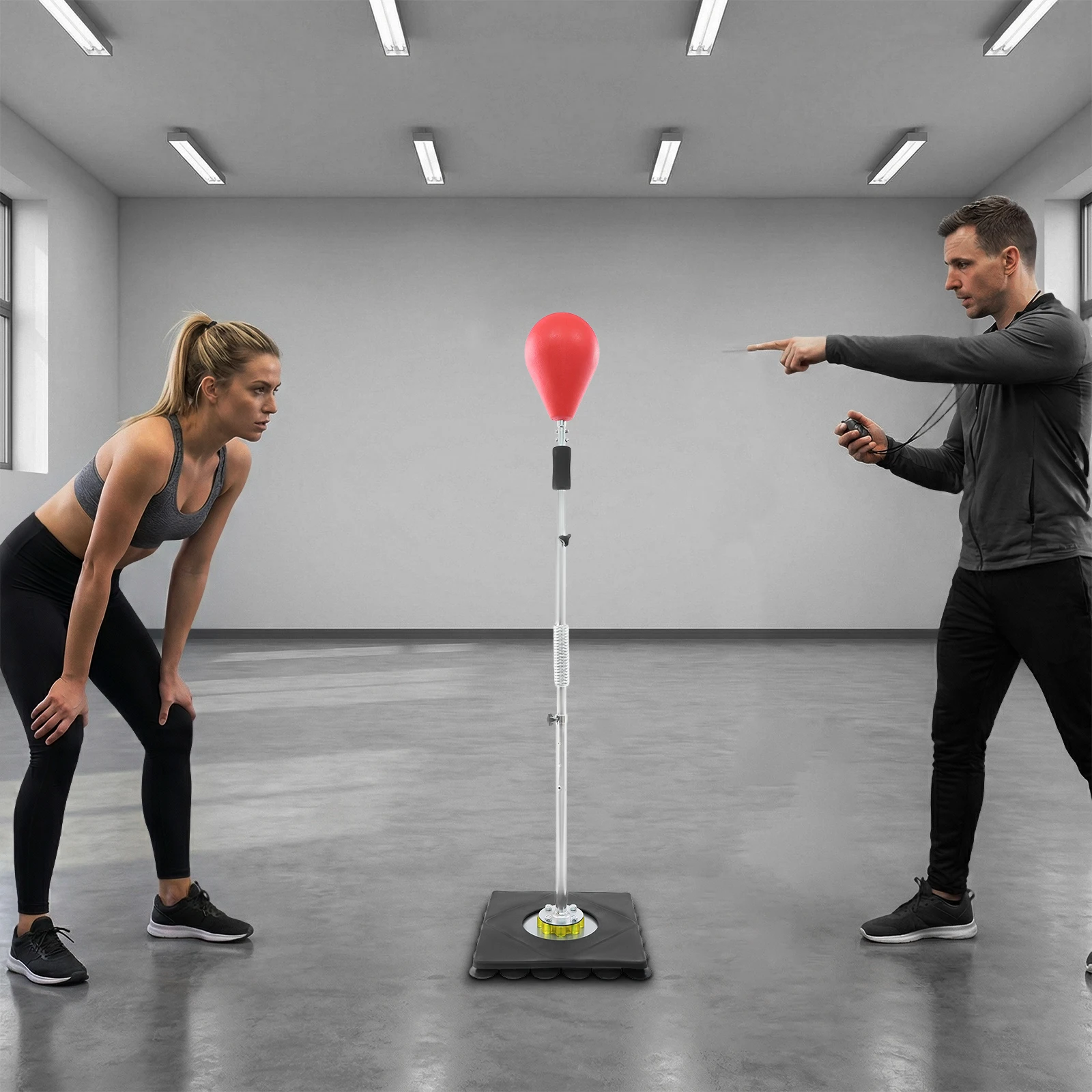 Red, Adjustable Speed Bags, 32 Suction Cups Boxing Target, Punching Bag with Stand, Height 138-160cm, 90° Rebound, Quick Lock Design, Heavy Duty Steel 100KG
Red, Adjustable Speed Bags, 32 Suction Cups Boxing Target, Punching Bag with Stand, Height 138-160cm, 90° Rebound, Quick Lock Design, Heavy Duty Steel 100KG