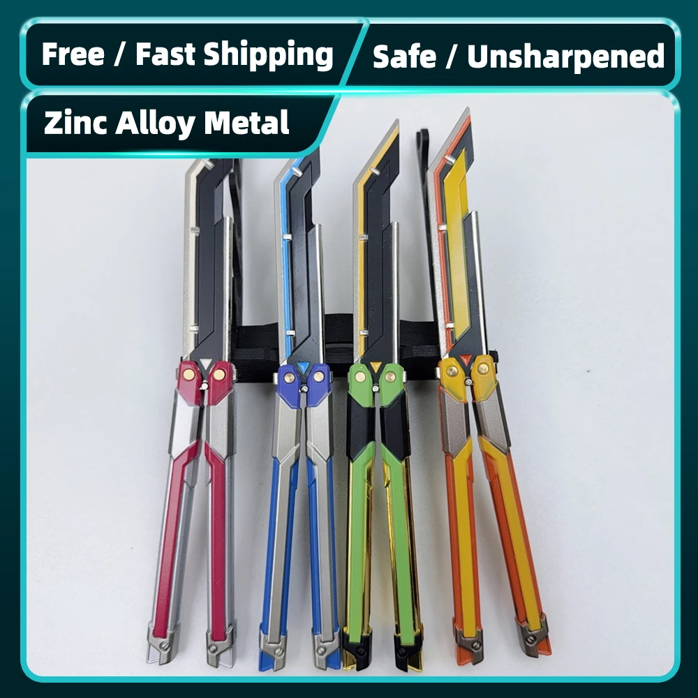 Valorant RGX 11Z Pro Glow in Dark Folding Blade Model Zinc Alloy Unsharpened Collectible Cosplay Prop Desktop Decoration 20cm
Valorant RGX 11Z Pro Glow in Dark Folding Blade Model Zinc Alloy Unsharpened Collectible Cosplay Prop Desktop Decoration 20cm
