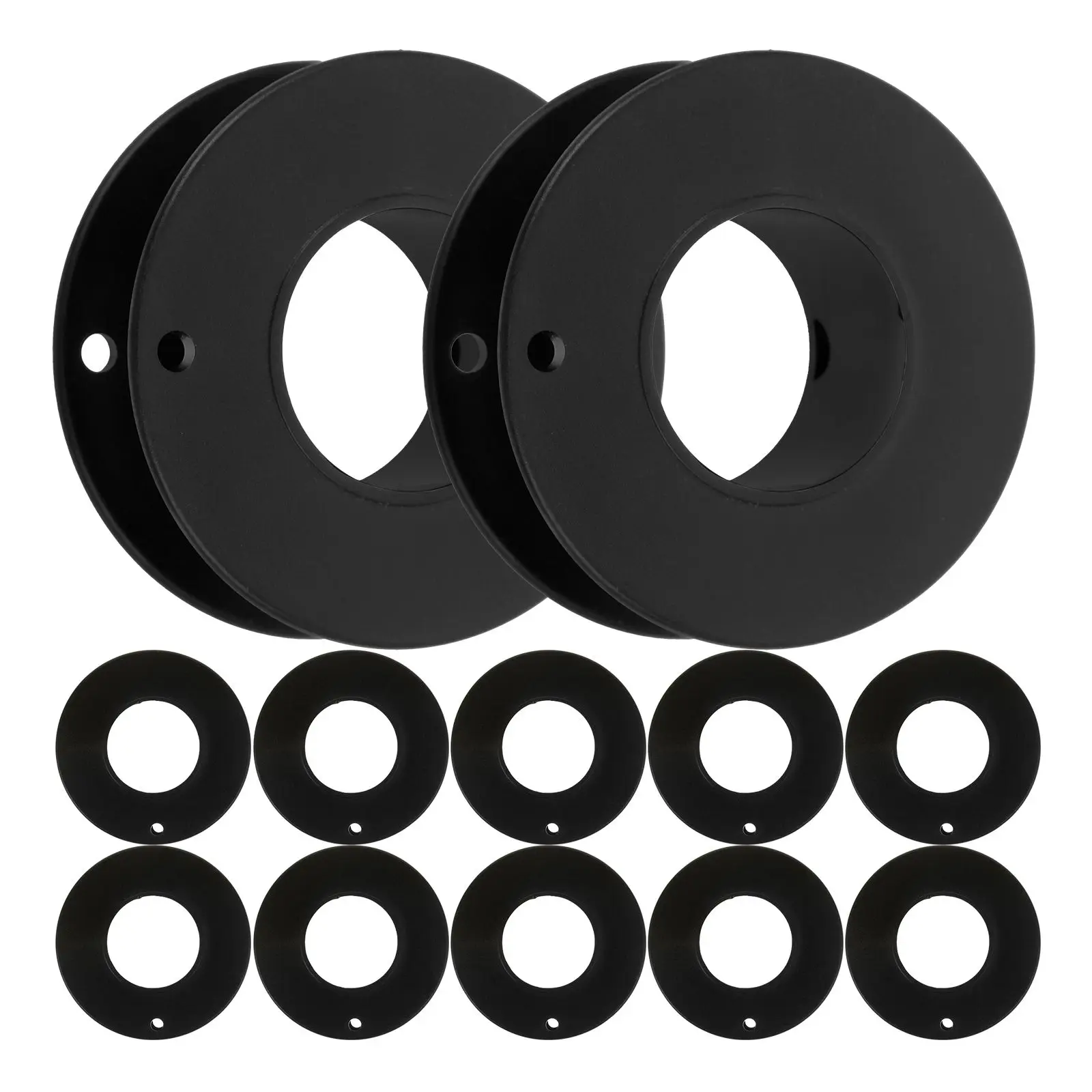 12 Pcs Black Plastic Bobbins Empty Spools Compact Thread Accessory Clear Spools For Sewing Machine Mini Bobbins Winding Reels
12 Pcs Black Plastic Bobbins Empty Spools Compact Thread Accessory Clear Spools For Sewing Machine Mini Bobbins Winding Reels