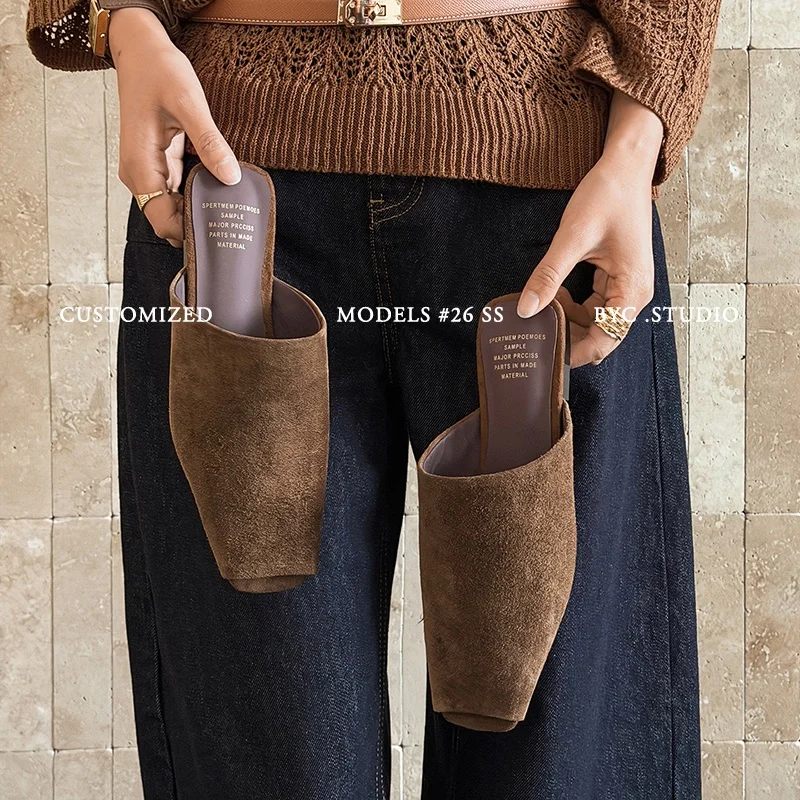 2026 new spring summer women mules natural leather plus size 22-25.5cm cowhide/cow suede sheepskin square toe women sandals
2026 new spring summer women mules natural leather plus size 22-25.5cm cowhide/cow suede sheepskin square toe women sandals