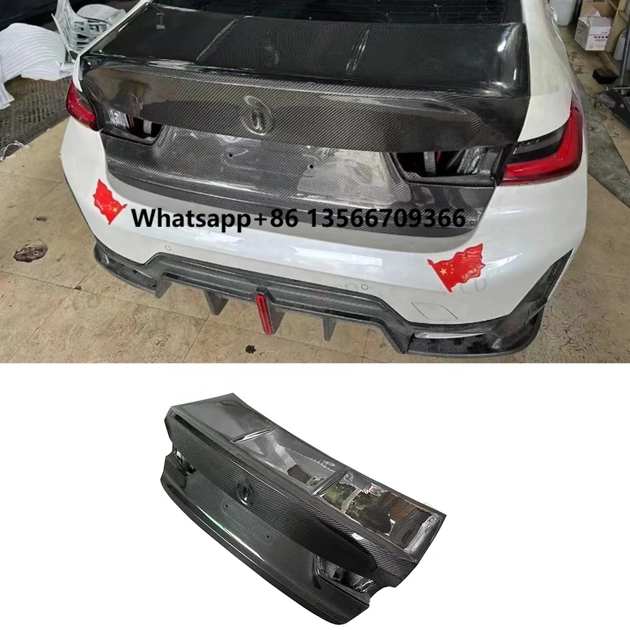 Carbon Fiber Rear Trunk Lid for BMW G20 G28 330i M340i M Sport Sedan 2019-2021 CSL Style Rear Trunk Ducktail Lid Cover Bodykit
Carbon Fiber Rear Trunk Lid for BMW G20 G28 330i M340i M Sport Sedan 2019-2021 CSL Style Rear Trunk Ducktail Lid Cover Bodykit