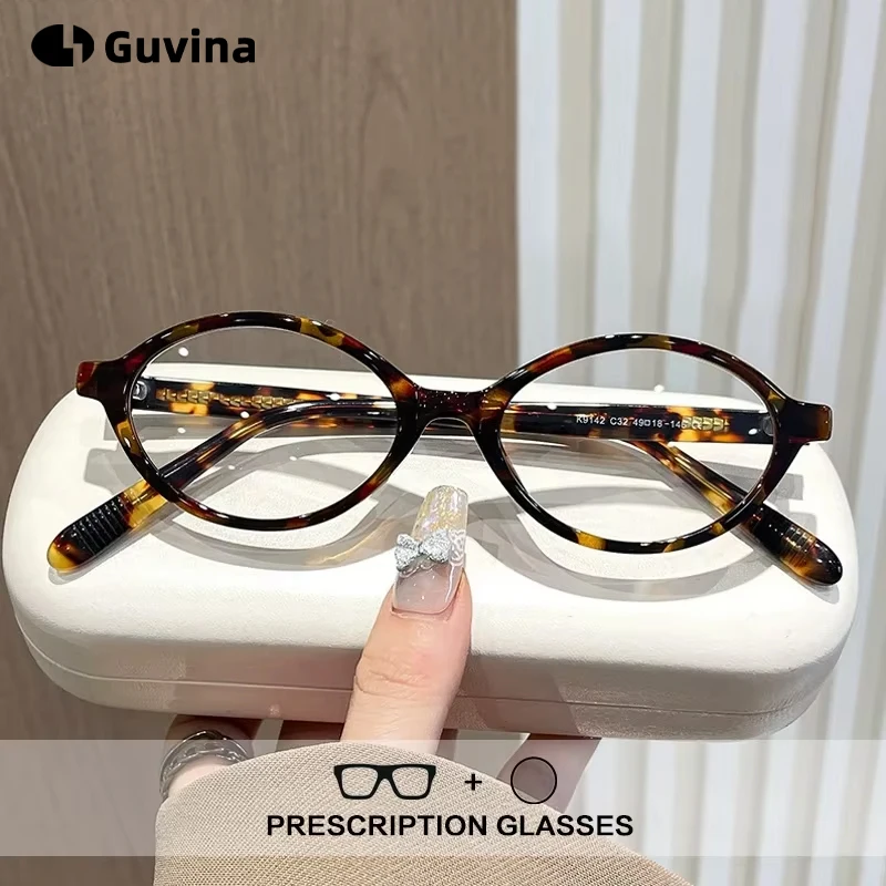 Guvina Anti Blue Light Reading Glasses Women Cat Eye Photochromic Hyperopia Myopia Prescription Glasses Luxury Small Eyewear
Guvina Anti Blue Light Reading Glasses Women Cat Eye Photochromic Hyperopia Myopia Prescription Glasses Luxury Small Eyewear