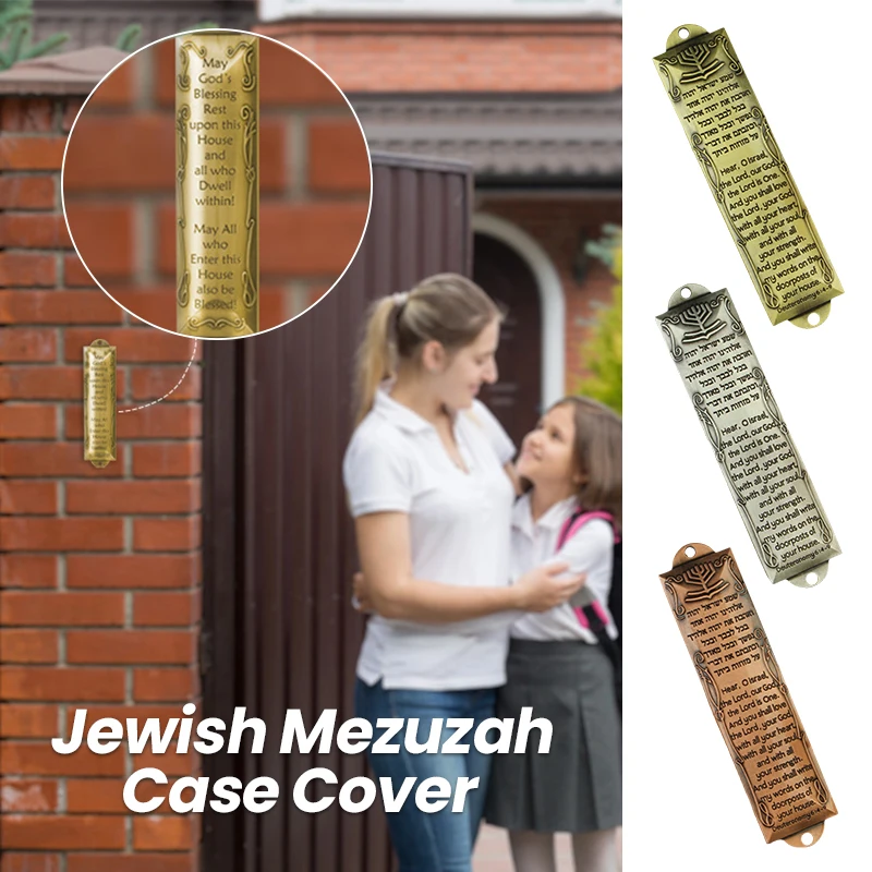 Door Mezuzah Case Elegant Metal Jewish Mezuzah Plaque for Door Window Decoration Rustproof Corrosion Resistant Blessing Gift
Door Mezuzah Case Elegant Metal Jewish Mezuzah Plaque for Door Window Decoration Rustproof Corrosion Resistant Blessing Gift