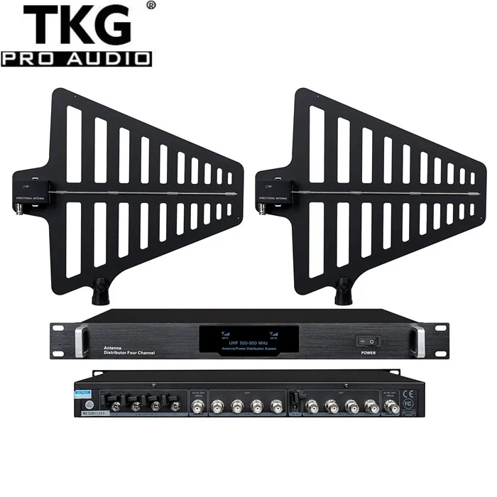 TKG audio Antenna Distribution System TKG-8300 12V RF Signals Booster Spilter Segnale Distributor Amplifier For Wireless Mic UHF
TKG audio Antenna Distribution System TKG-8300 12V RF Signals Booster Spilter Segnale Distributor Amplifier For Wireless Mic UHF
