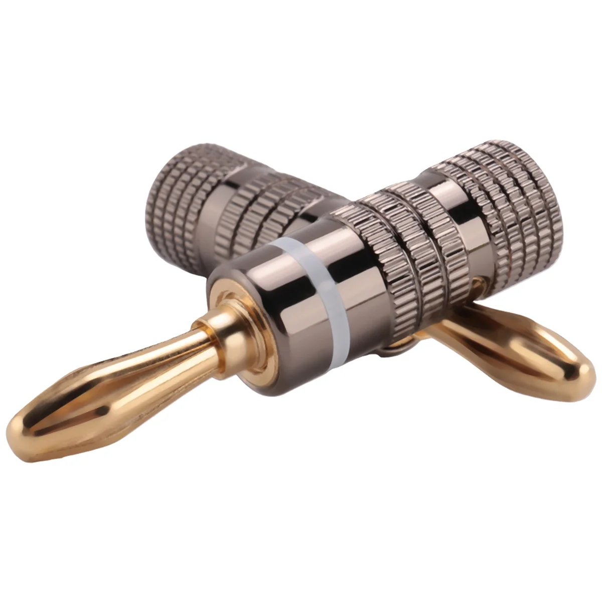 HOT 24Pack 4.5mm Audio Plug Banana Plugs for Speaker Wire Gold Plated Banana Adapter Cable Connector Clips
HOT 24Pack 4.5mm Audio Plug Banana Plugs for Speaker Wire Gold Plated Banana Adapter Cable Connector Clips