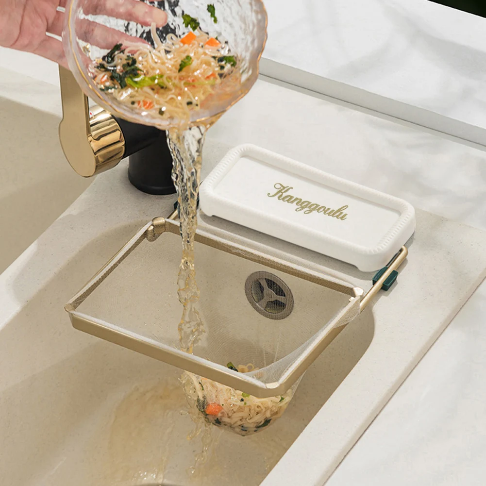 Kitchen Sink Filter Rack Foldable Sink Strainer Mesh Bag Stand Shelf Anti-Clogging Disposable Garbage Mesh Net Sink Storage Box
Kitchen Sink Filter Rack Foldable Sink Strainer Mesh Bag Stand Shelf Anti-Clogging Disposable Garbage Mesh Net Sink Storage Box