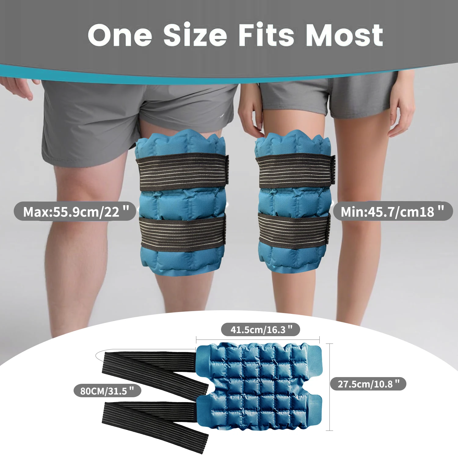 Self-Water Absorbing Cold Hot Therapy Knee Wrap, Reusable Ice Pack for Swelling, Heat Compress for Joint Comfort, Adjustable
Self-Water Absorbing Cold Hot Therapy Knee Wrap, Reusable Ice Pack for Swelling, Heat Compress for Joint Comfort, Adjustable