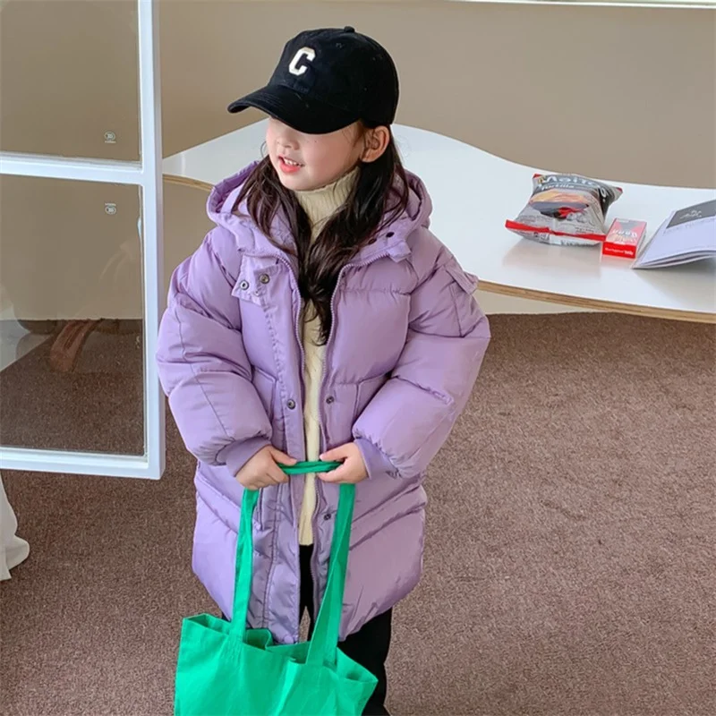 Girls Down Coat Jacket Cotton Windbreak 2023 Loose Warm Plus Thicken Velvet Winter Outwear Children's Clothing
Girls Down Coat Jacket Cotton Windbreak 2023 Loose Warm Plus Thicken Velvet Winter Outwear Children's Clothing