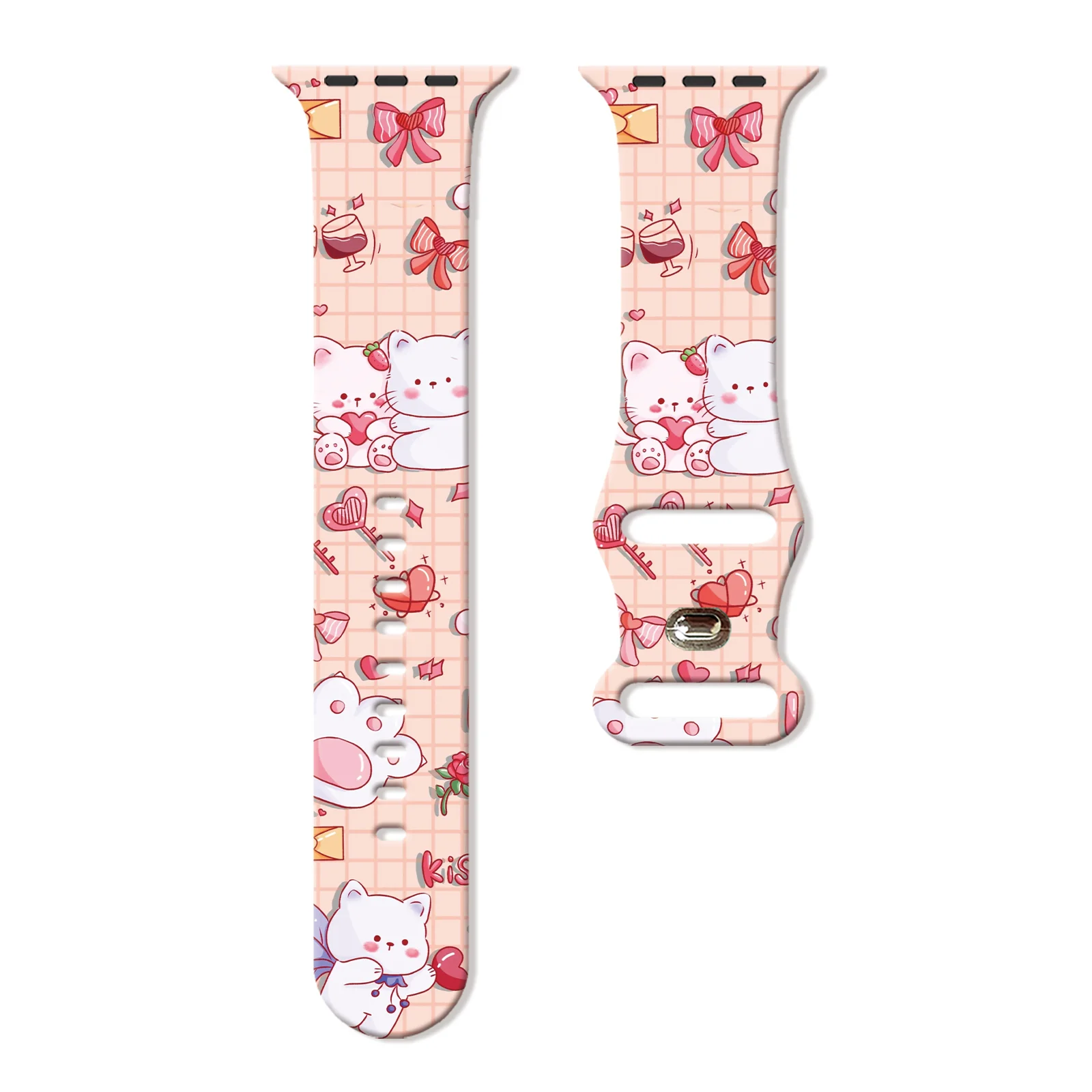 Ремешок с рисунком кролика и медведя для Apple Watch 10 9 8, сменный браслет для iWatch 46 мм, 42 мм, 41 мм, 40 мм, 38 мм, ремешок для часов
Ремешок с рисунком кролика и медведя для Apple Watch 10 9 8, сменный браслет для iWatch 46 мм, 42 мм, 41 мм, 40 мм, 38 мм, ремешок для часов