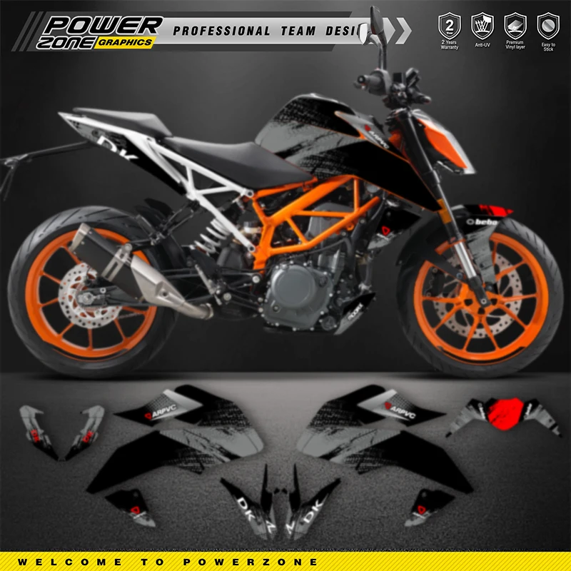 PowerZone For KTM 2017-2020 DUKE 125 390 Custom Team Graphics Backgrounds Stickers Kit Motorcycle Supermoto Decals
PowerZone For KTM 2017-2020 DUKE 125 390 Custom Team Graphics Backgrounds Stickers Kit Motorcycle Supermoto Decals
