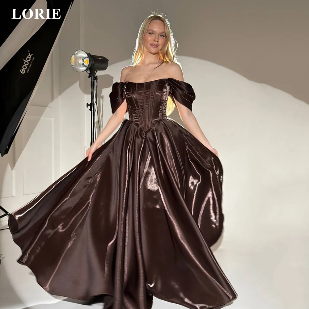 LORIE Sexy Mini Shiny Satin Evening Dress Bow Off The Shoulder Waist-Cinching Chic Party Dress A-Line Ball Gown 2026 Customized
LORIE Sexy Mini Shiny Satin Evening Dress Bow Off The Shoulder Waist-Cinching Chic Party Dress A-Line Ball Gown 2026 Customized