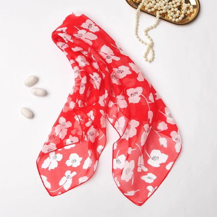 Enianechu 100% Natural Silk Square Scarf Women Chic Red White Floral Print Bandana Headscarf Ladies Neck Accessories Shawls Wrap
Enianechu 100% Natural Silk Square Scarf Women Chic Red White Floral Print Bandana Headscarf Ladies Neck Accessories Shawls Wrap