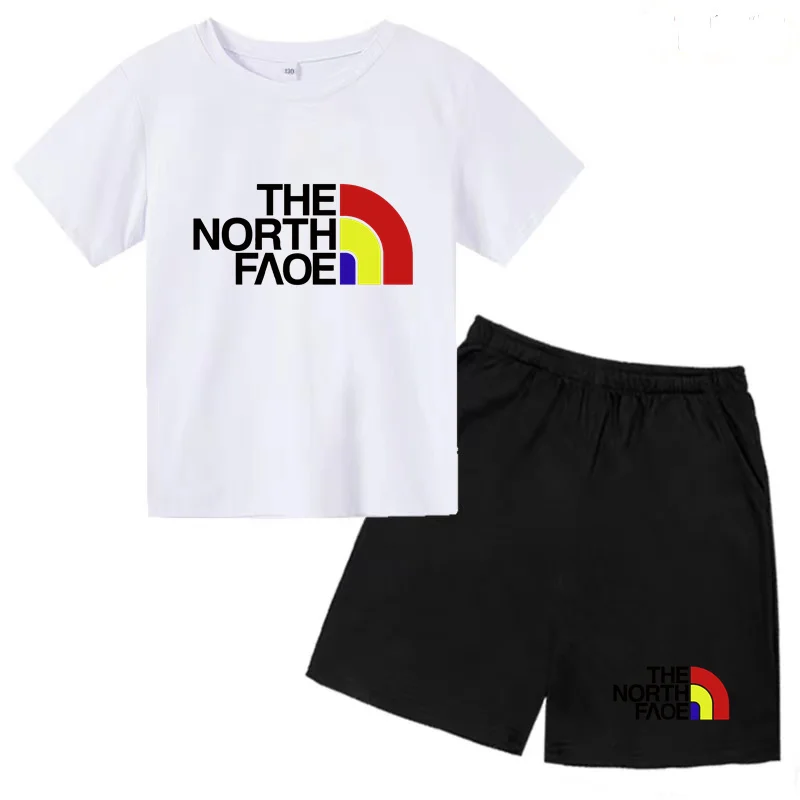 Kids Summer T-shirt Rainbow Color Letter Print Boys Girls 3-12 Years Old Toddler Top+ Shorts 2P Casual Charming Brand Sports Set
Kids Summer T-shirt Rainbow Color Letter Print Boys Girls 3-12 Years Old Toddler Top+ Shorts 2P Casual Charming Brand Sports Set