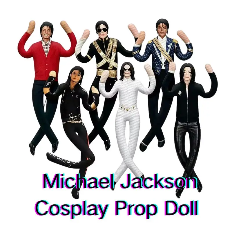 Hot Style Michael Jackson Peripheral Cosplay Prop Doll Plush Stuffed Figure Dolls Room Decoration Abstract Joint Props Gift
Hot Style Michael Jackson Peripheral Cosplay Prop Doll Plush Stuffed Figure Dolls Room Decoration Abstract Joint Props Gift