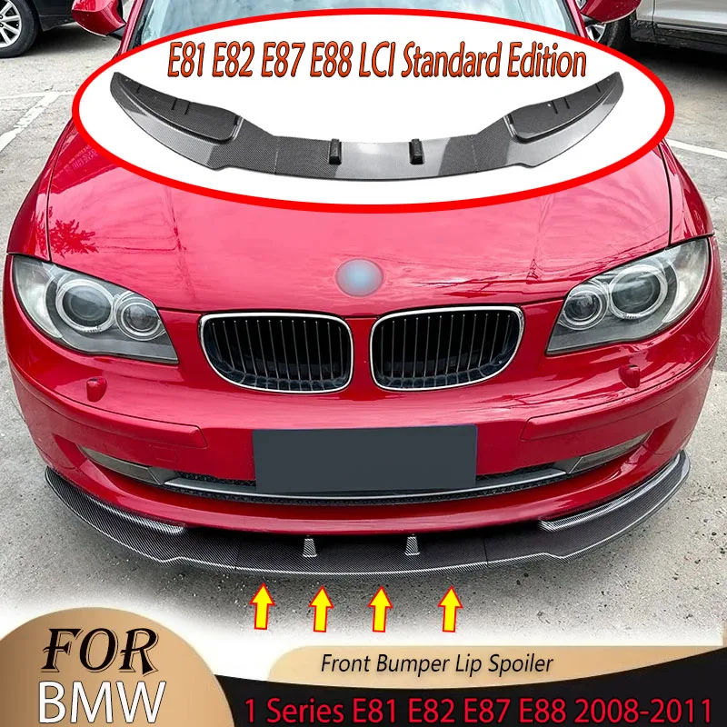 Front Bumper Lip Spoiler for BMW 1 Series E81 E82 E87 E88 LCI Standard Edition 2008-2011 Chin Blade Diffuser Splitter Body Kit
Front Bumper Lip Spoiler for BMW 1 Series E81 E82 E87 E88 LCI Standard Edition 2008-2011 Chin Blade Diffuser Splitter Body Kit