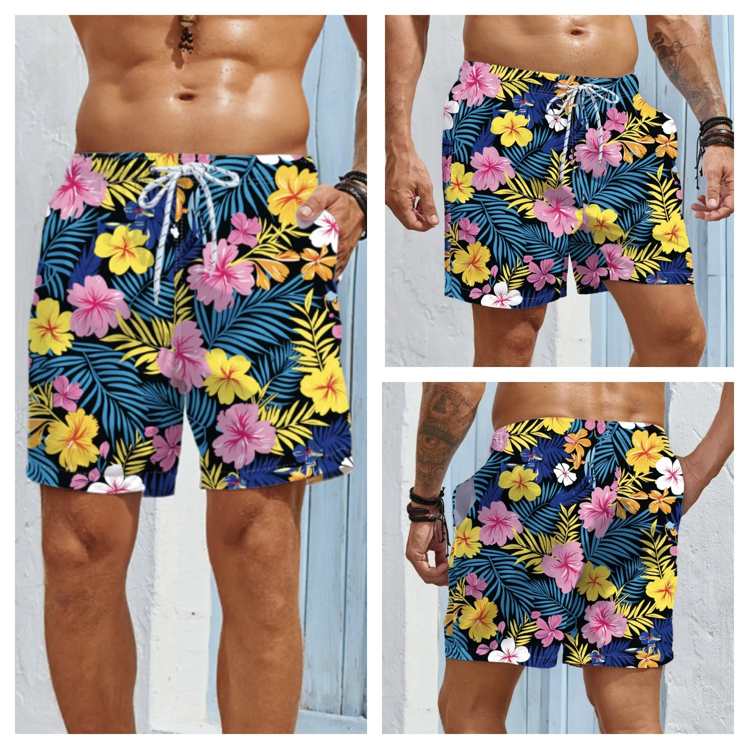 Vacation Surfing Men's Beach Shorts Summer Quick Drying Breathable Leisure Beach Coconut Tree 3D Flower Printed Shorts Clothing
Vacation Surfing Men's Beach Shorts Summer Quick Drying Breathable Leisure Beach Coconut Tree 3D Flower Printed Shorts Clothing