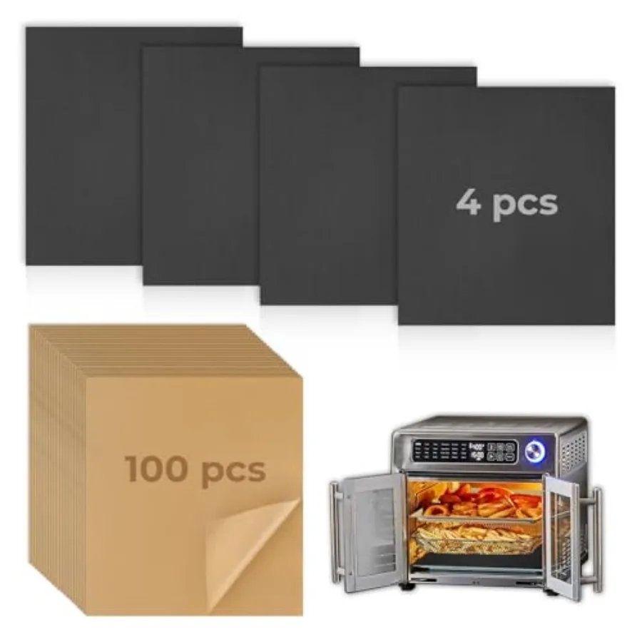 104 PCS Oven Liner for Emeril Lagasse 26 QT Extra Large Air Fryer, Unbleached Parchment Paper and Reusable Oven Liners for Bott
104 PCS Oven Liner for Emeril Lagasse 26 QT Extra Large Air Fryer, Unbleached Parchment Paper and Reusable Oven Liners for Bott