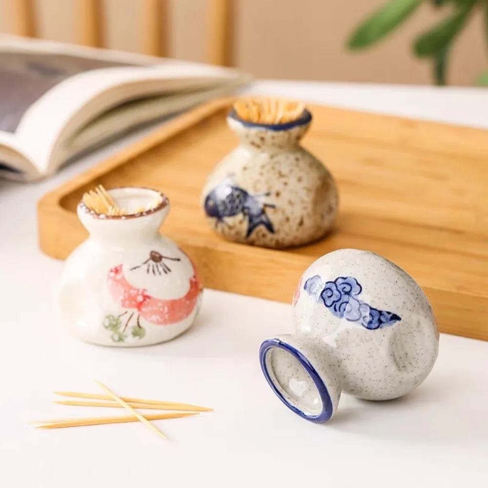 1 Count 2.2inch Toothpick Storage Jar Fish Flower Pattern Ceramic Toothpick Holder Hibiscus Blue Flower Toothpick Organizer
1 Count 2.2inch Toothpick Storage Jar Fish Flower Pattern Ceramic Toothpick Holder Hibiscus Blue Flower Toothpick Organizer
