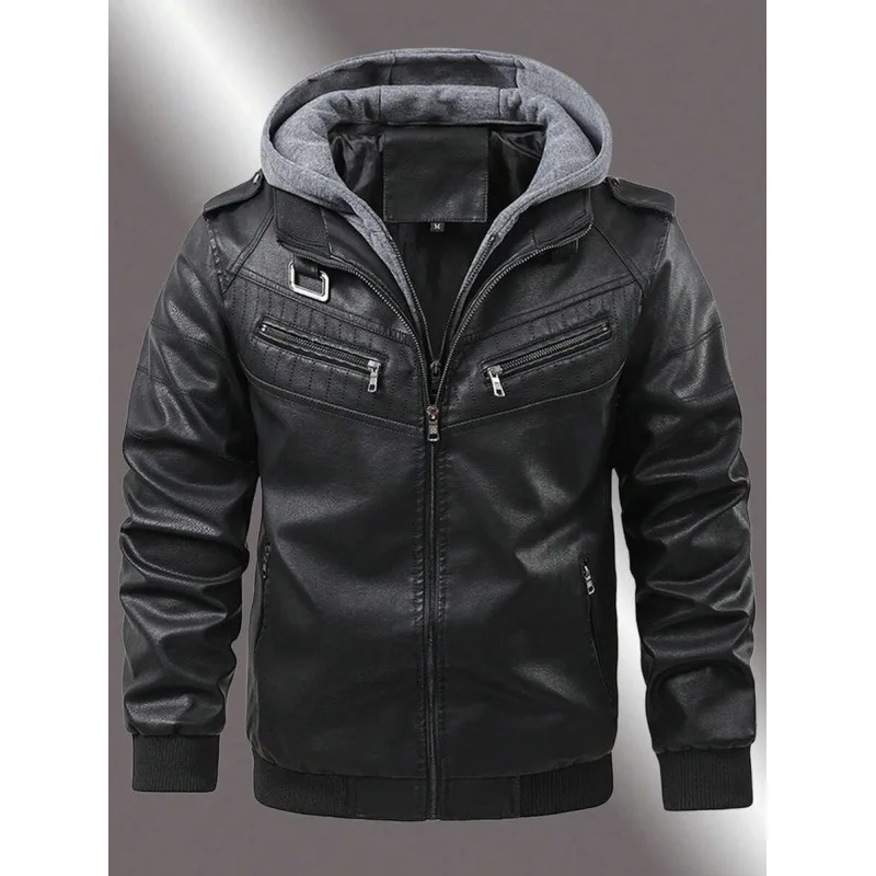 Men's PU Leather Jacket N 47086 Five-Sleeve Non-Shrinking Other Material Composition Spring 2026 Longevity Fashionable
Men's PU Leather Jacket N 47086 Five-Sleeve Non-Shrinking Other Material Composition Spring 2026 Longevity Fashionable