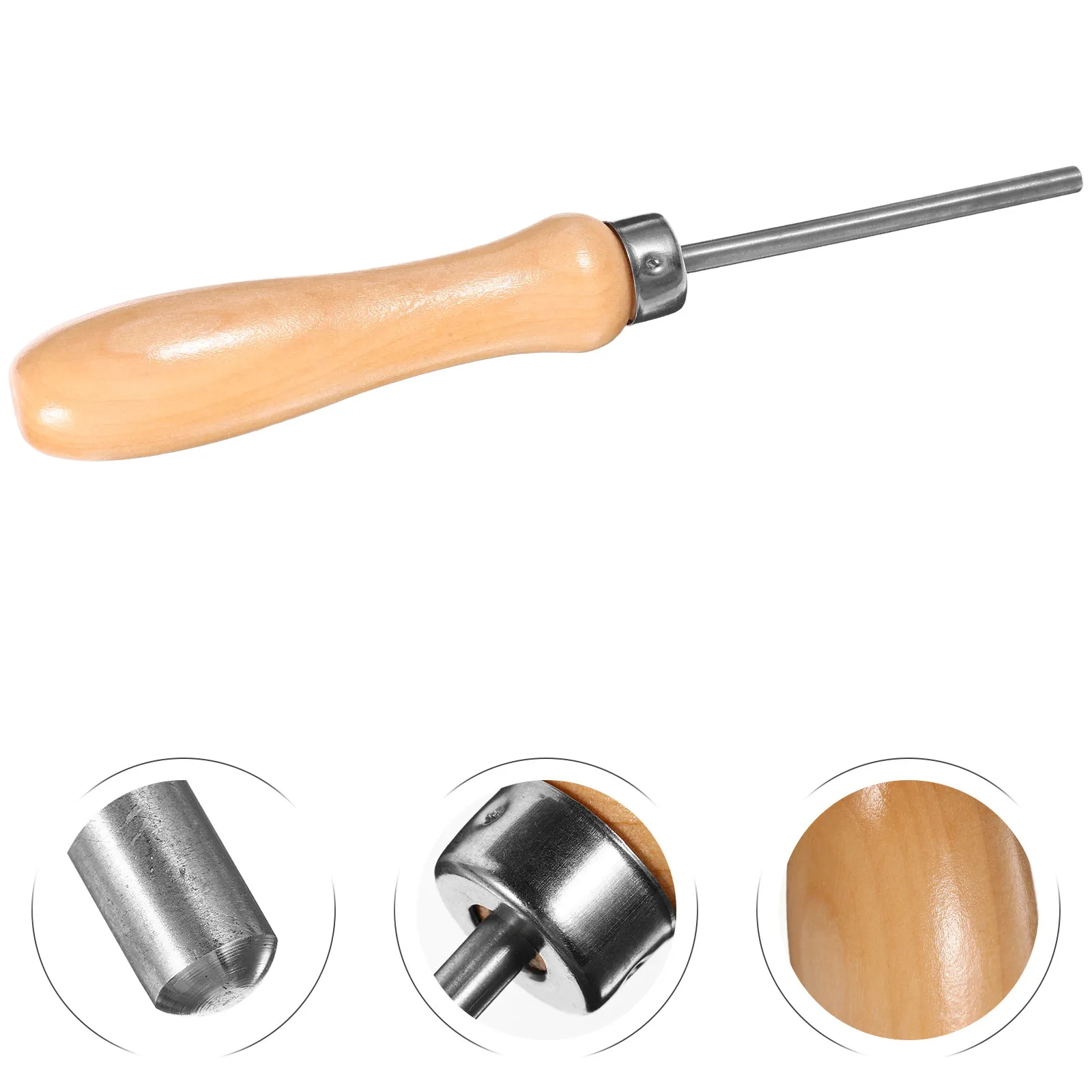 Racket Stringing Tool Badminton Tennis Wire Pulling Awl Wooden Handle Portable Racket Stringing Fixing Accessories for Sports
Racket Stringing Tool Badminton Tennis Wire Pulling Awl Wooden Handle Portable Racket Stringing Fixing Accessories for Sports