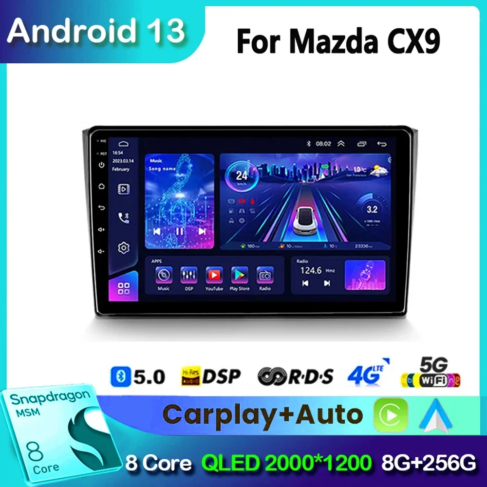 Car Radio Android for Mazda CX9 CX-9 CX 9 TB 2006 -2016 Multimedia Stereo Video Player Auto Autoradio Navigation GPS WIFI 4G DVD
Car Radio Android for Mazda CX9 CX-9 CX 9 TB 2006 -2016 Multimedia Stereo Video Player Auto Autoradio Navigation GPS WIFI 4G DVD