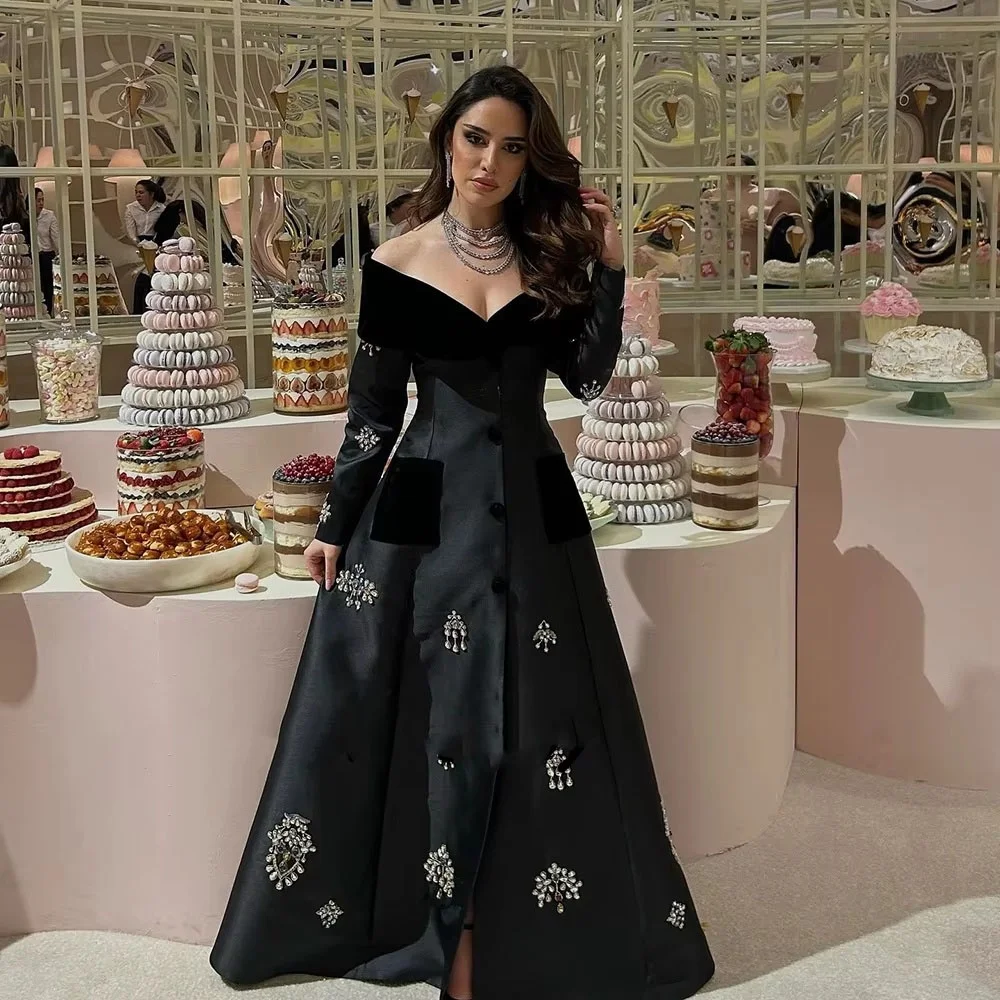 Customized Exquisite Beading Women Prom Dress Long Sleeve Charming A-line Party Dress Ruffles High Split Women Evening Gown
Customized Exquisite Beading Women Prom Dress Long Sleeve Charming A-line Party Dress Ruffles High Split Women Evening Gown