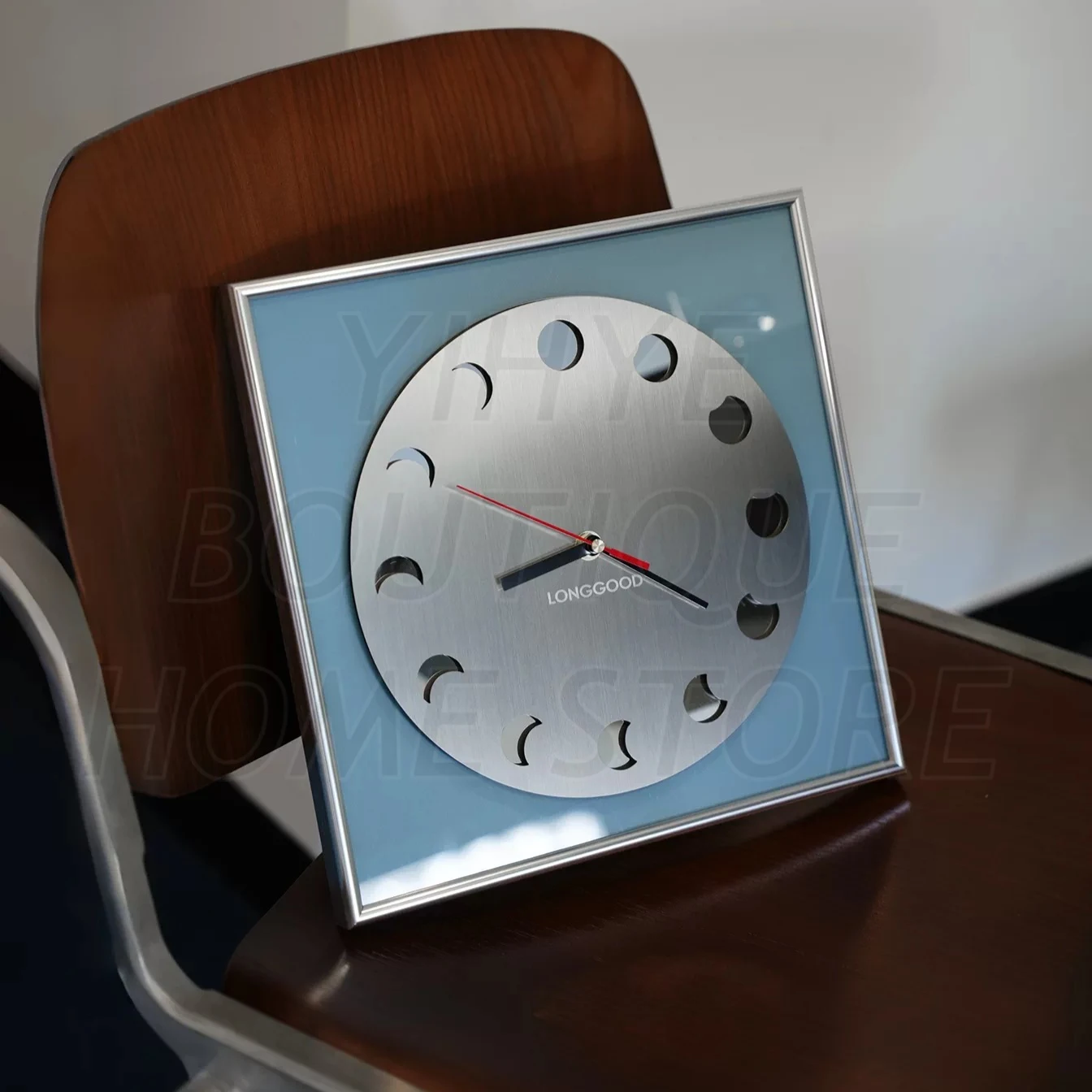 Moon Phase Clock Bauhaus Modern Stainless Steel Wall Clock Silent Minimalist Home Decor Living Room Bedroom Art Ornament
Moon Phase Clock Bauhaus Modern Stainless Steel Wall Clock Silent Minimalist Home Decor Living Room Bedroom Art Ornament
