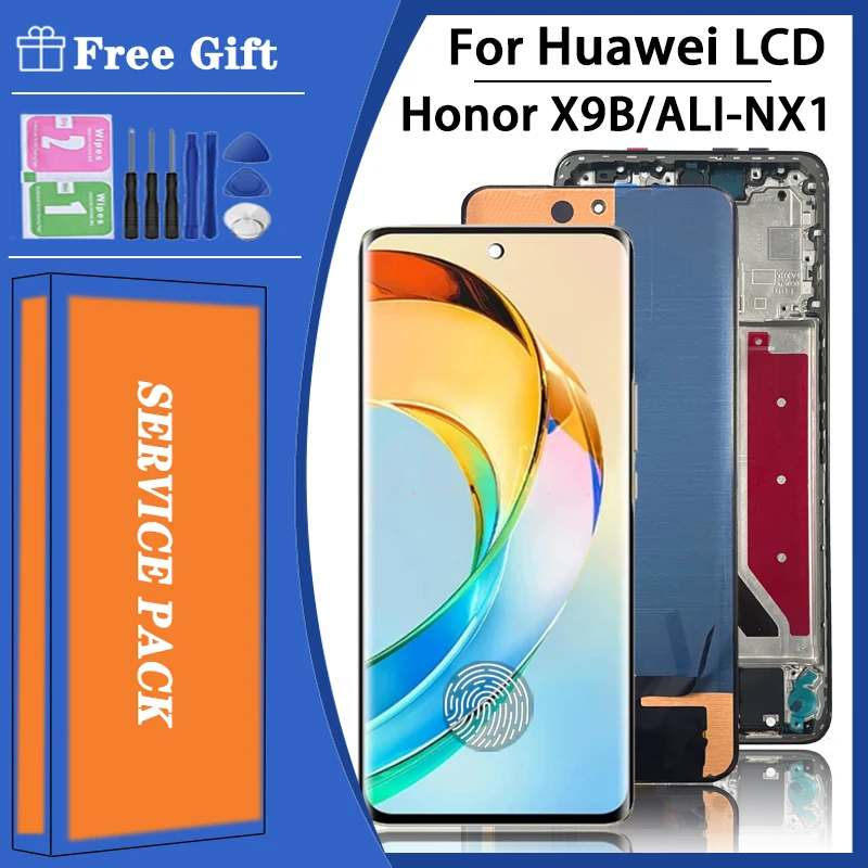 Сменный экран дисплея X9B для Huawei Honor X9b, ЖК-дисплей, экран с сенсорным дигитайзером в сборе со сканером отпечатка пальца
Сменный экран дисплея X9B для Huawei Honor X9b, ЖК-дисплей, экран с сенсорным дигитайзером в сборе со сканером отпечатка пальца