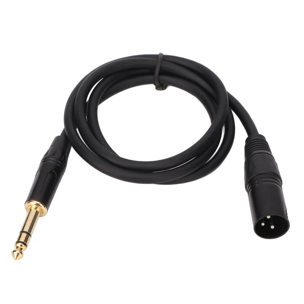 3 Pin 6.35mm to XLR Cable Plug and Play Male to Male 3 Pin Stereo 1/4 Inch to XLR Balanced Cord Microphone Connection
3 Pin 6.35mm to XLR Cable Plug and Play Male to Male 3 Pin Stereo 1/4 Inch to XLR Balanced Cord Microphone Connection