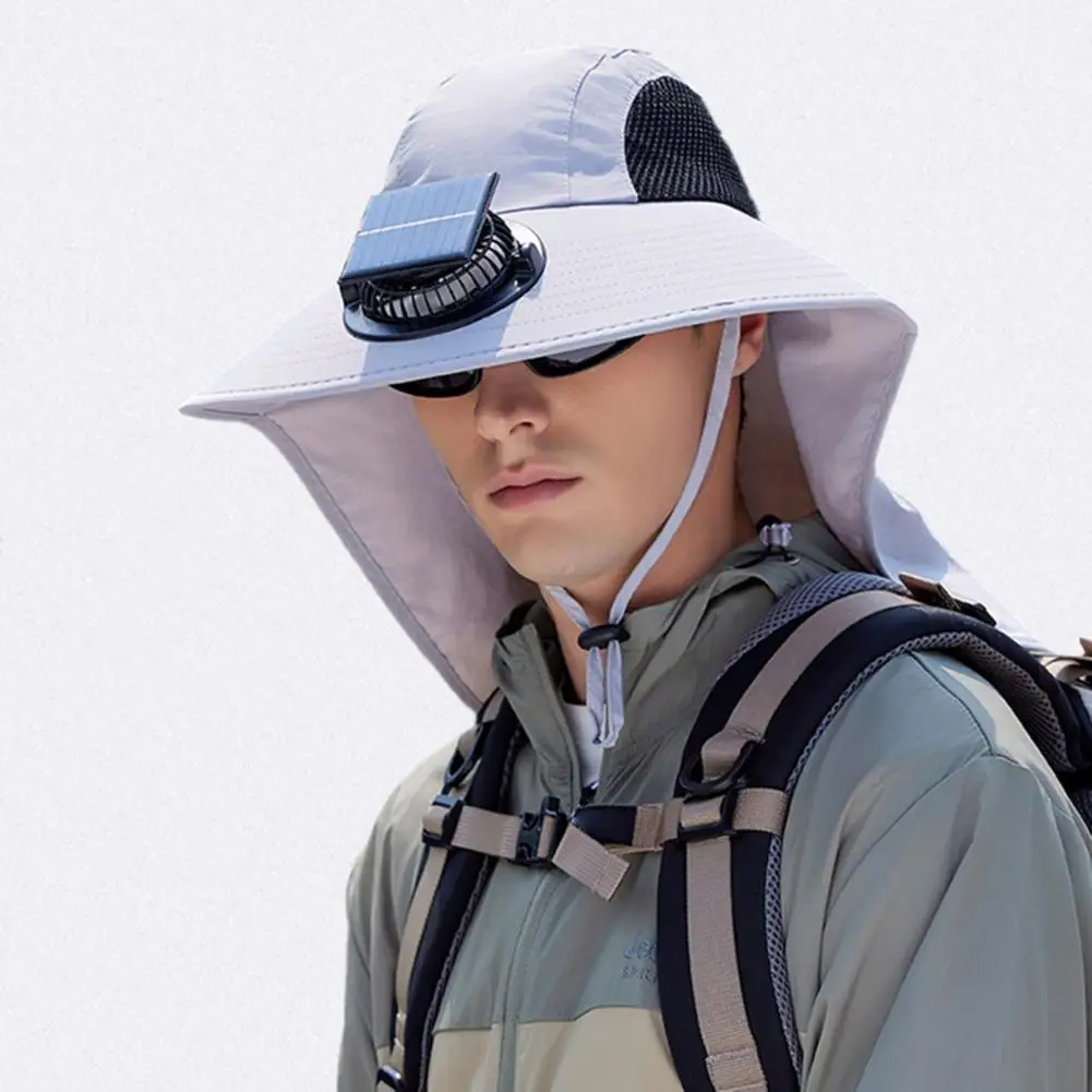 Fan Hat with Solar Panel Dual-power Fan Hat Dual-power Solar Fan Wide-brimmed Shawl Fishing Hat Fishing Accessories
Fan Hat with Solar Panel Dual-power Fan Hat Dual-power Solar Fan Wide-brimmed Shawl Fishing Hat Fishing Accessories