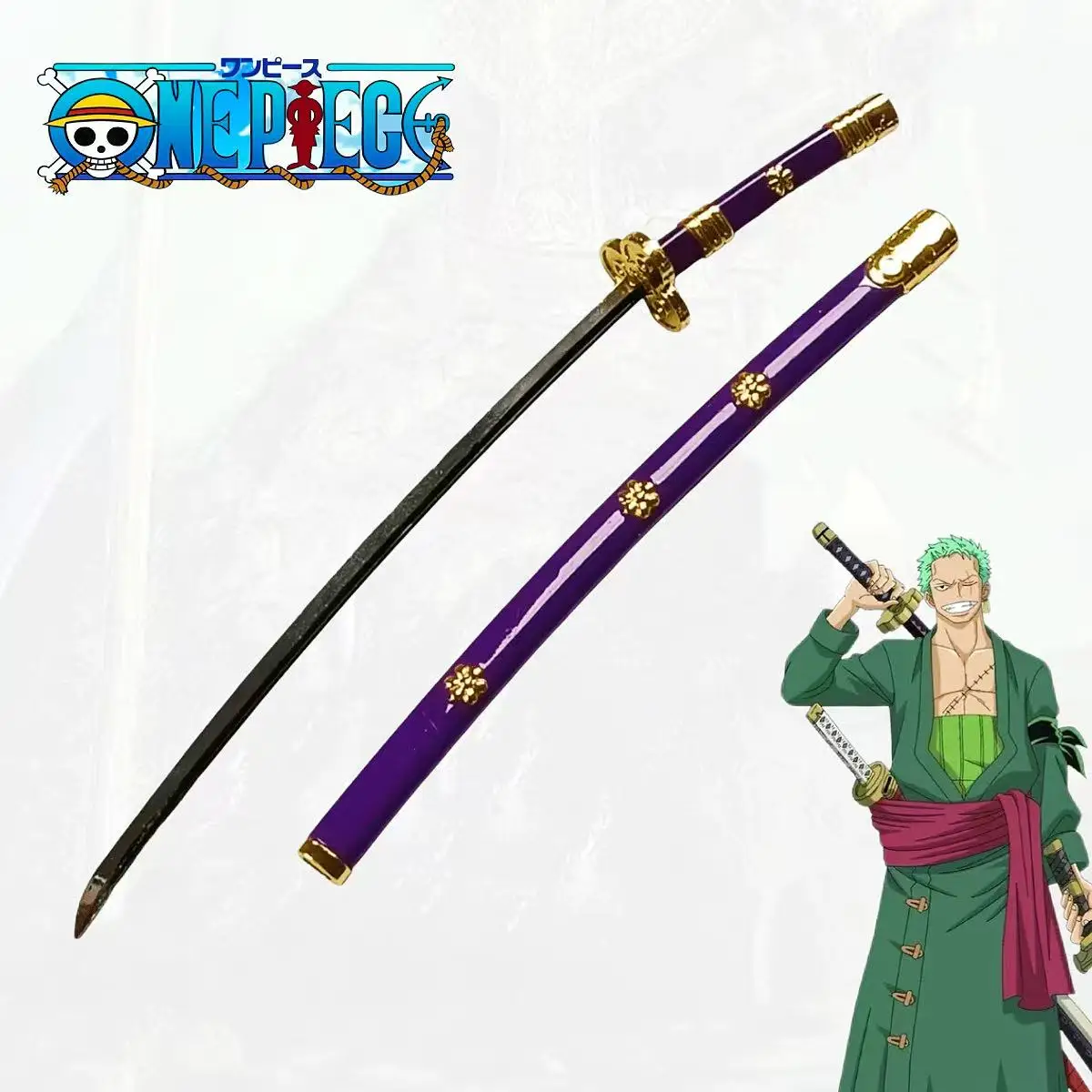 9,8 дюйма Roronoa Zoro металлический меч катаны японская сабля катаны оригинальная самурайская сабля ниндзя нож аксессуары для косплея реквизит игрушка
9,8 дюйма Roronoa Zoro металлический меч катаны японская сабля катаны оригинальная самурайская сабля ниндзя нож аксессуары для косплея реквизит игрушка