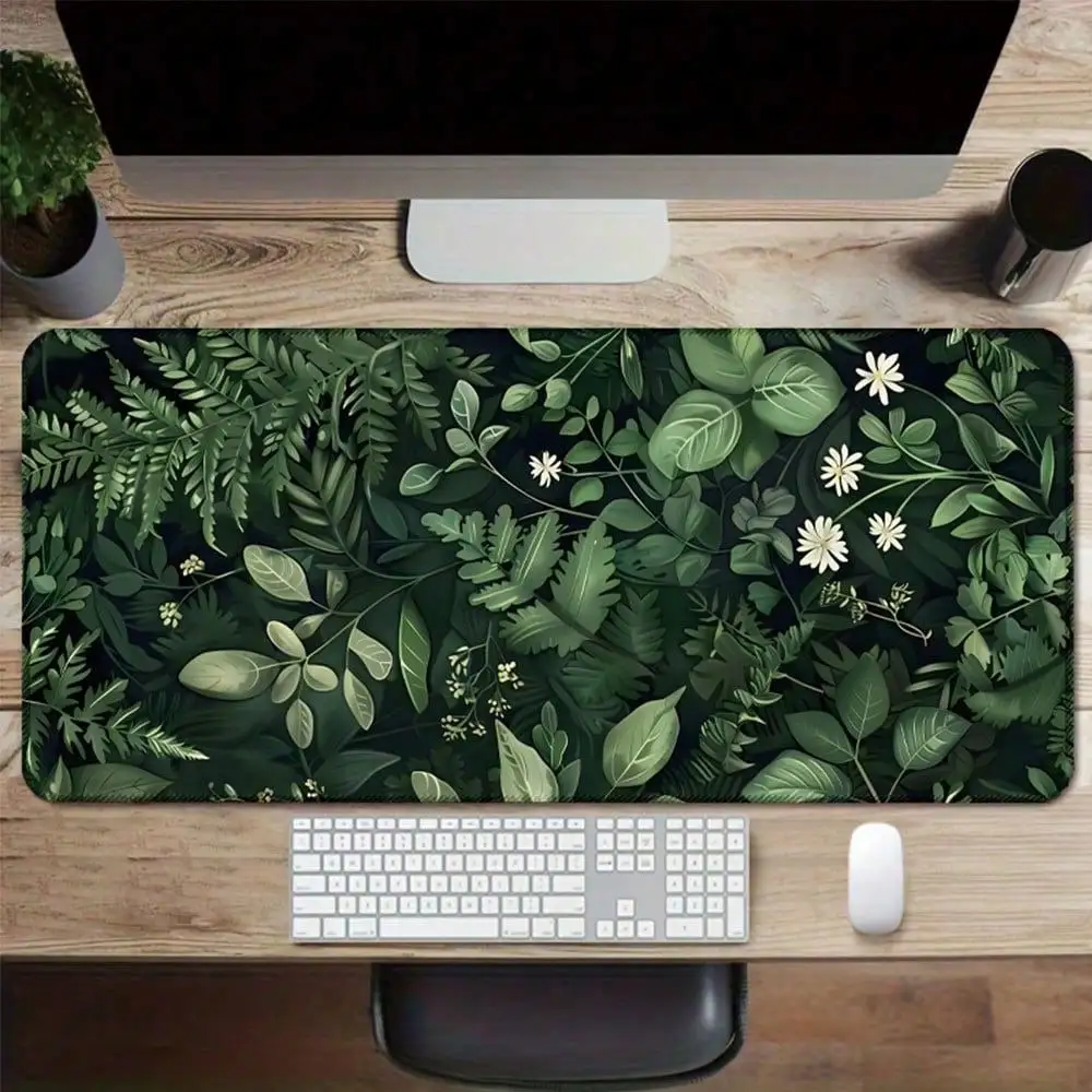1PC Mouse Pad Oversized Keyboard Pad Watch Pad Green Plant Leaf HD Mouse Pad XLXXL 3-Size PC And Laptop Mouse Pad, Non-Slip Base, Washable, Edge Precision Splice, Extended Gaming Pad Back To School Gaming Mouse Pad
1PC Mouse Pad Oversized Keyboard Pad Watch Pad Green Plant Leaf HD Mouse Pad XLXXL 3-Size PC And Laptop Mouse Pad, Non-Slip Base, Washable, Edge Precision Splice, Extended Gaming Pad Back To School Gaming Mouse Pad