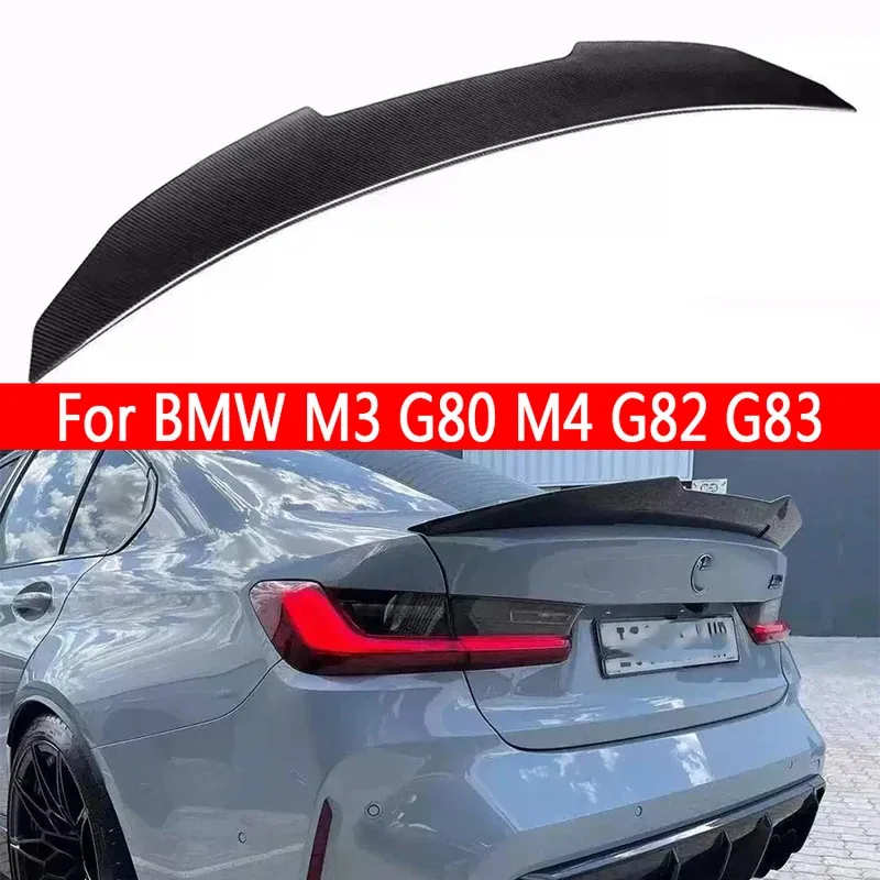 For BMW 3 4 series G20 G22 M3 M4 G80 G82 Carbon Fiber Tail fins Rear Spoiler Duckbill Car Wing Retrofit the rear wing body kit
For BMW 3 4 series G20 G22 M3 M4 G80 G82 Carbon Fiber Tail fins Rear Spoiler Duckbill Car Wing Retrofit the rear wing body kit