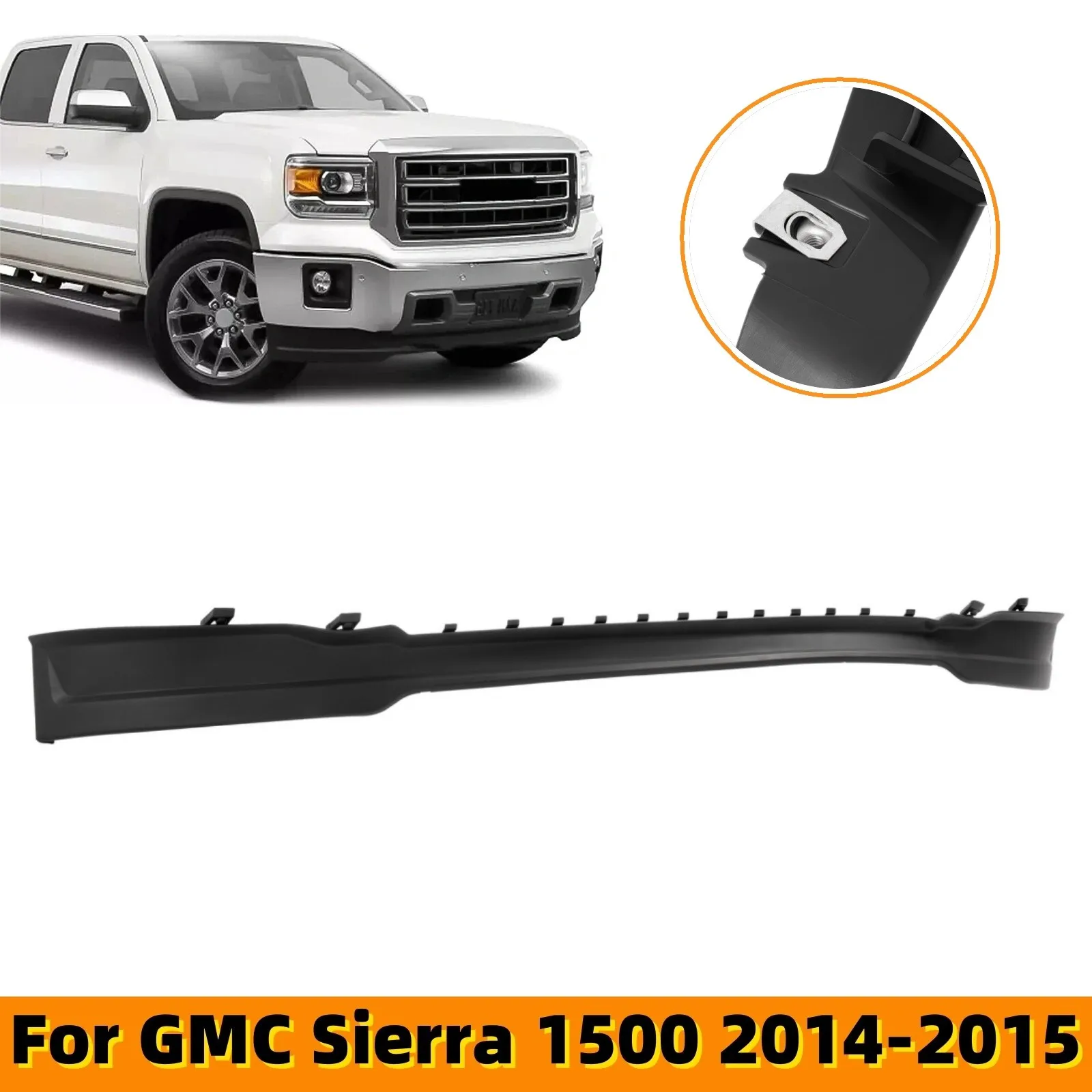 Black Front Bumper Lower Valance Air Deflector For 2014 2015 GMC Sierra 1500
Black Front Bumper Lower Valance Air Deflector For 2014 2015 GMC Sierra 1500