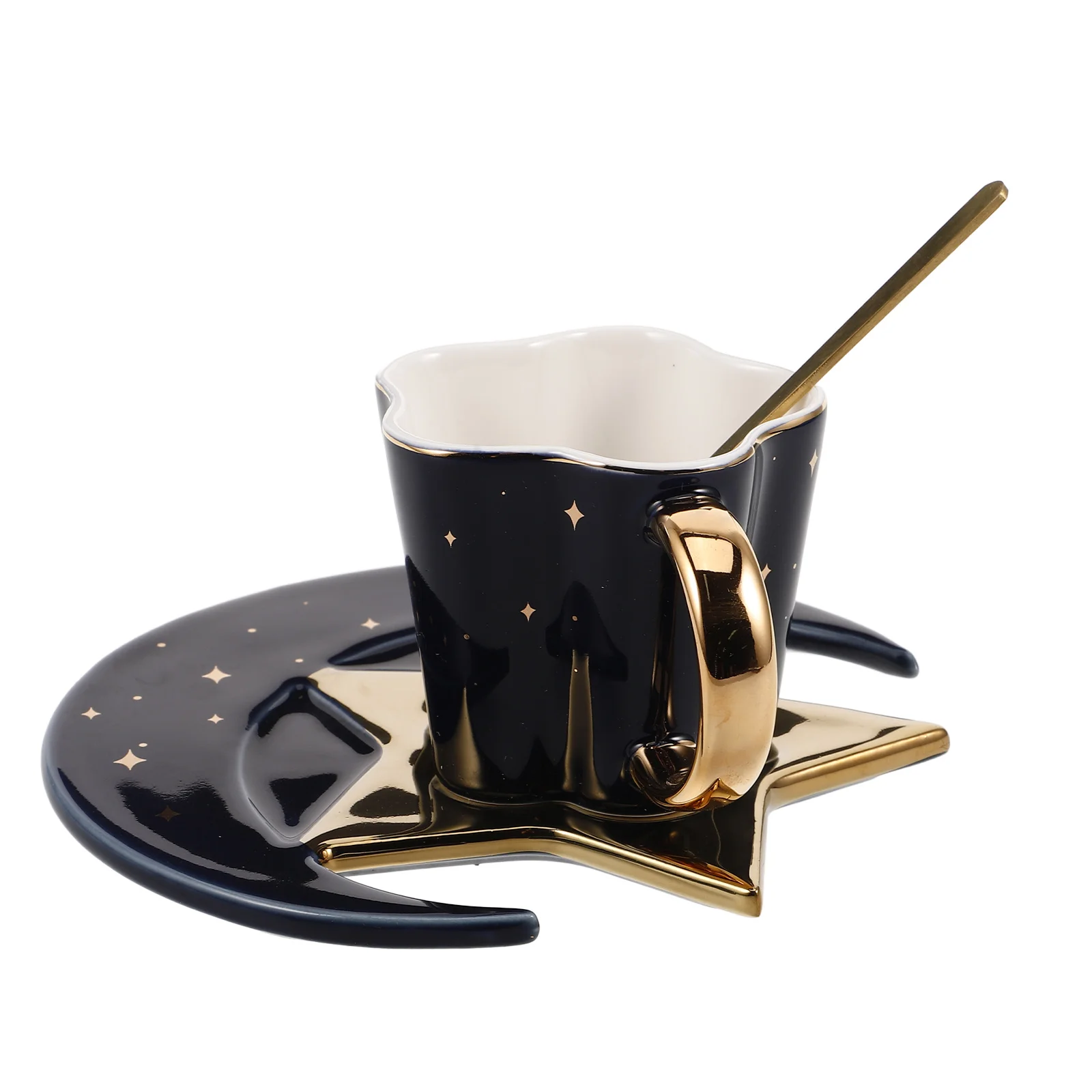 Goldplated H Coffee Mugs Blue Tea Cups Office Use Porcelain Novelty Aesthetic Star Moon made
Goldplated H Coffee Mugs Blue Tea Cups Office Use Porcelain Novelty Aesthetic Star Moon made