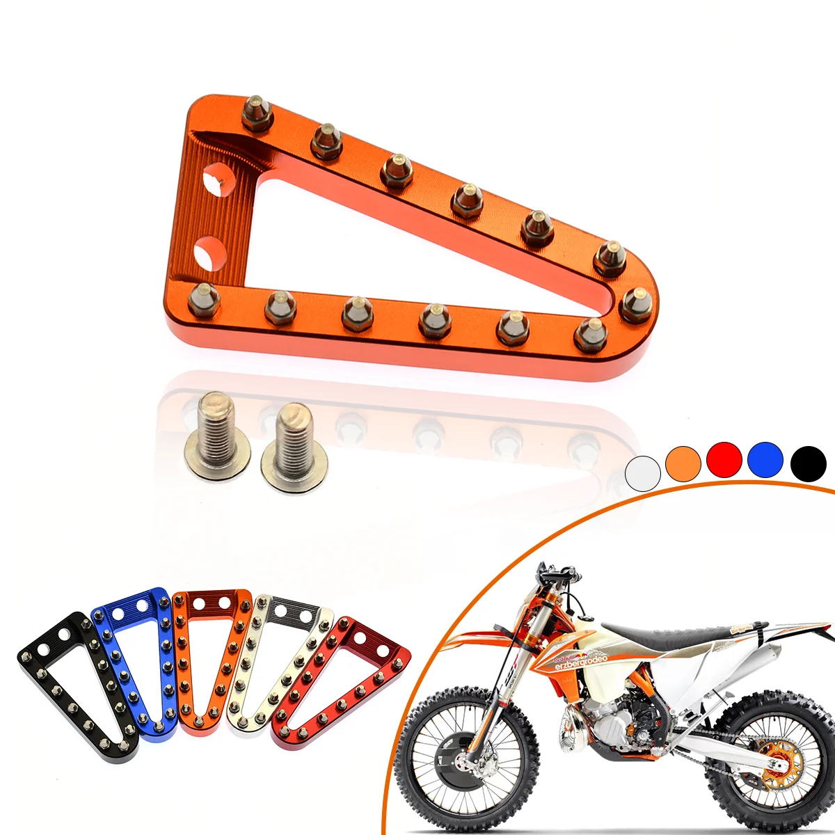 Motorcycle 68mm CNC Extra Long Rear Brake Pedal Step Plate Tip For KTM EXC XC XCF SX SXF XCW EXCF TPi Six Days Vehicle Parts
Motorcycle 68mm CNC Extra Long Rear Brake Pedal Step Plate Tip For KTM EXC XC XCF SX SXF XCW EXCF TPi Six Days Vehicle Parts