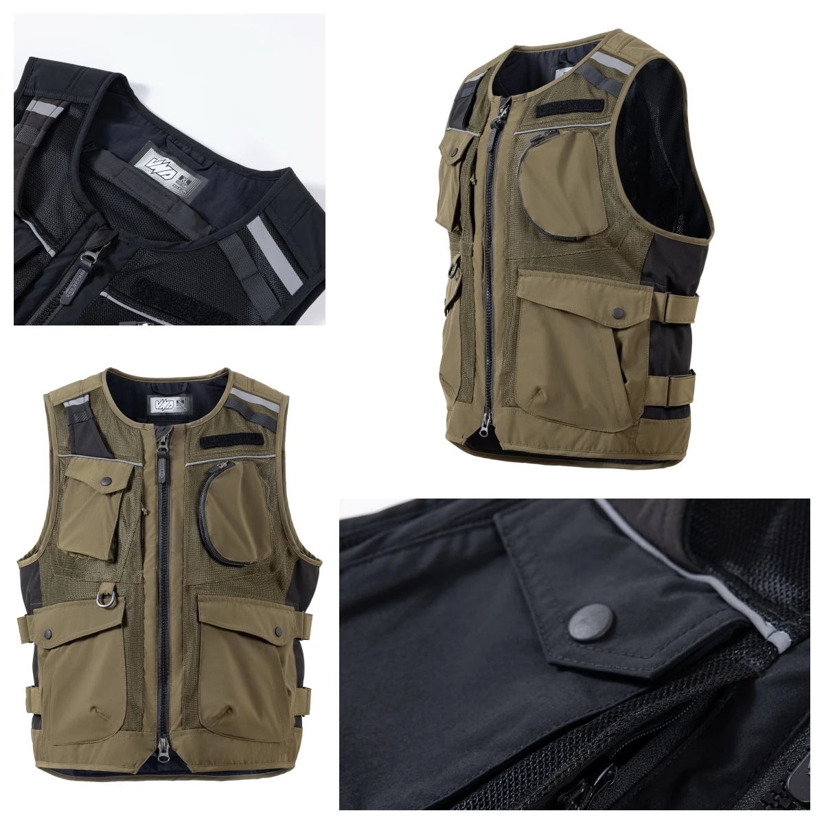 VEMAR Breathable Cycling Tactical Commuting Vest Features Multiple Pockets for Large Capacity Motorcycle Outdoor Vest
VEMAR Breathable Cycling Tactical Commuting Vest Features Multiple Pockets for Large Capacity Motorcycle Outdoor Vest