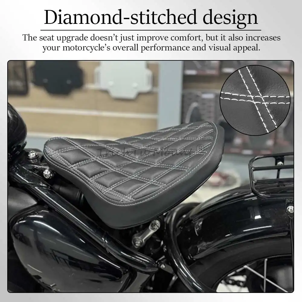 1 Piece Motorcycle Classic Design Front Seat Pad Fits For Triumph Bonneville Bobber 2017-2025 Black Models 2018-2020 Black White
1 Piece Motorcycle Classic Design Front Seat Pad Fits For Triumph Bonneville Bobber 2017-2025 Black Models 2018-2020 Black White