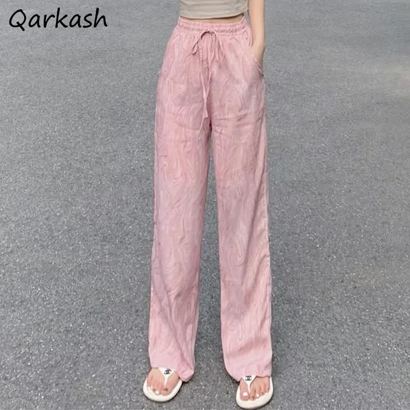 Повседневные брюки, женские свободные широкие брюки для отдыха, модная уличная одежда, дизайн с принтом тай-дай, весна-лето, универсальные брюки в корейском стиле
Повседневные брюки, женские свободные широкие брюки для отдыха, модная уличная одежда, дизайн с принтом тай-дай, весна-лето, универсальные брюки в корейском стиле